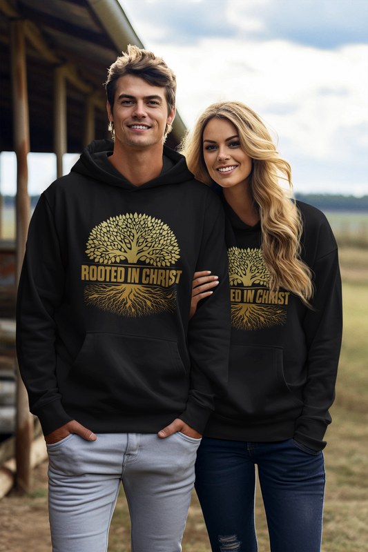 Unisex Hoodie Rooted in Christ