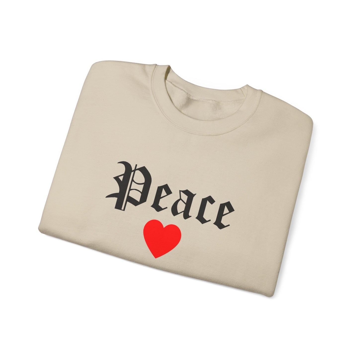 Peace Heart Sweatshirt
