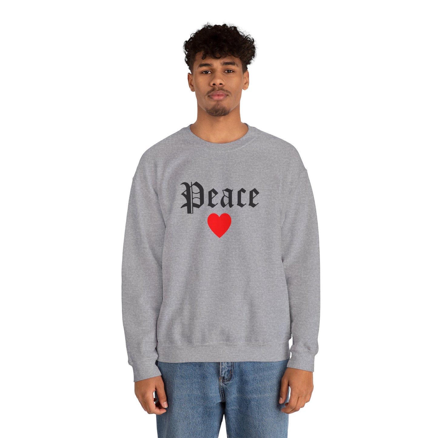Peace Heart Sweatshirt