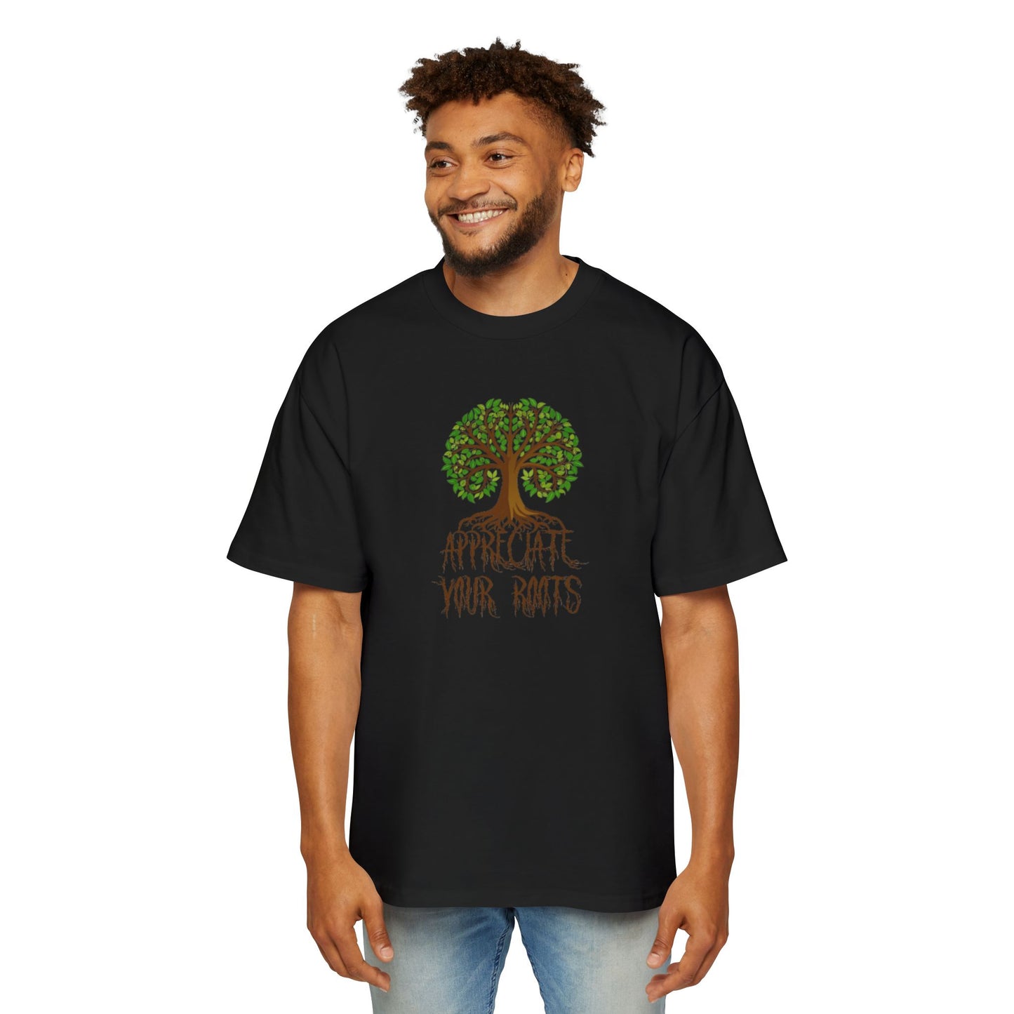 Oversized Tee - Appreciate Your Roots -