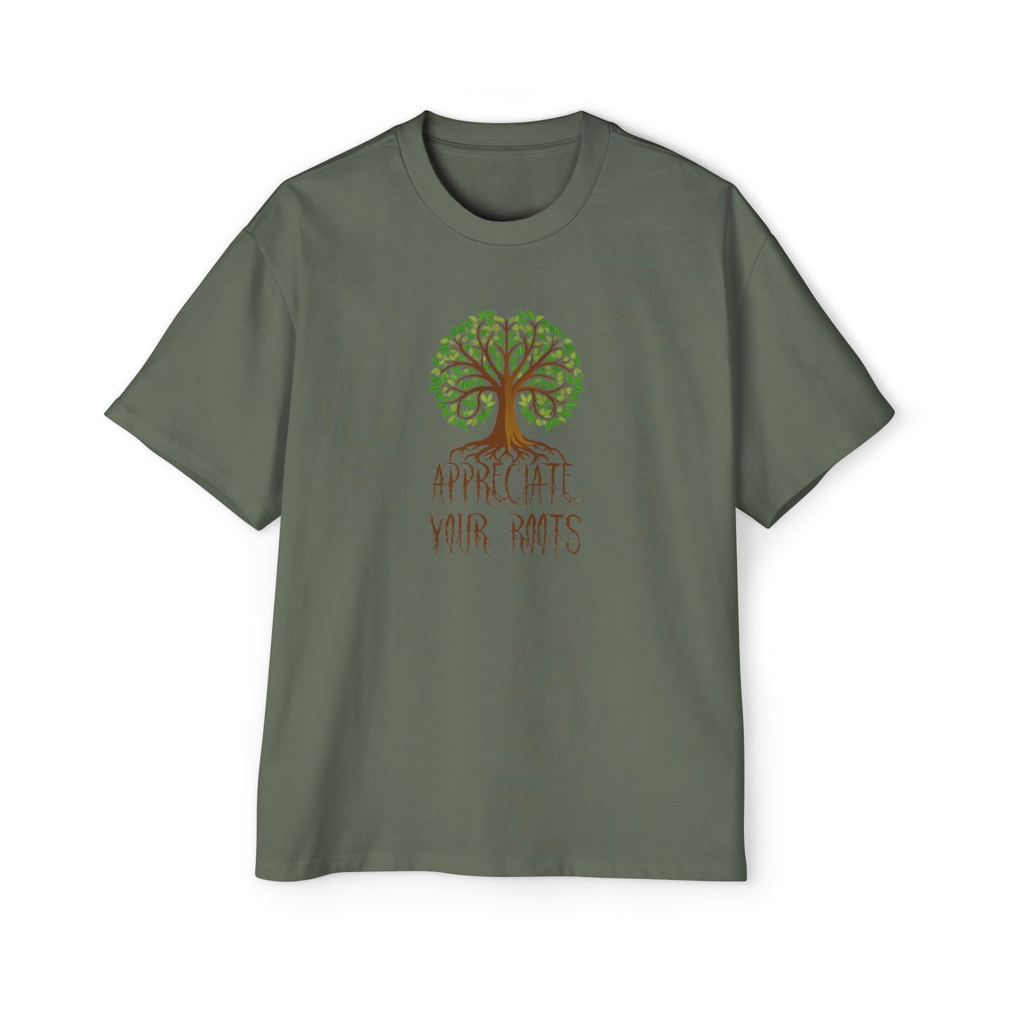 Oversized Tee - Appreciate Your Roots -