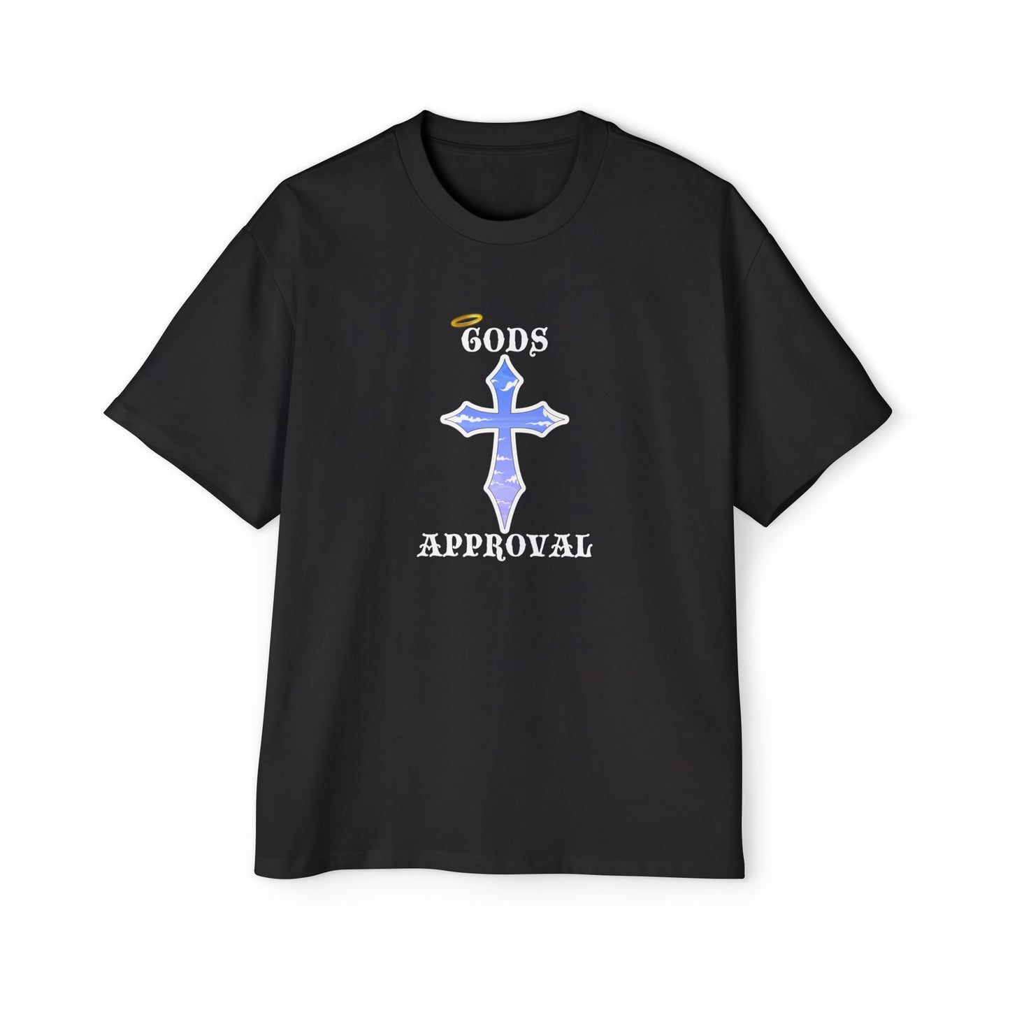 Oversized Tee  'God's Approval',