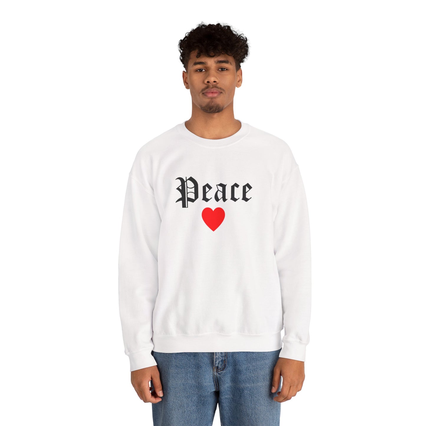 Peace Heart Sweatshirt