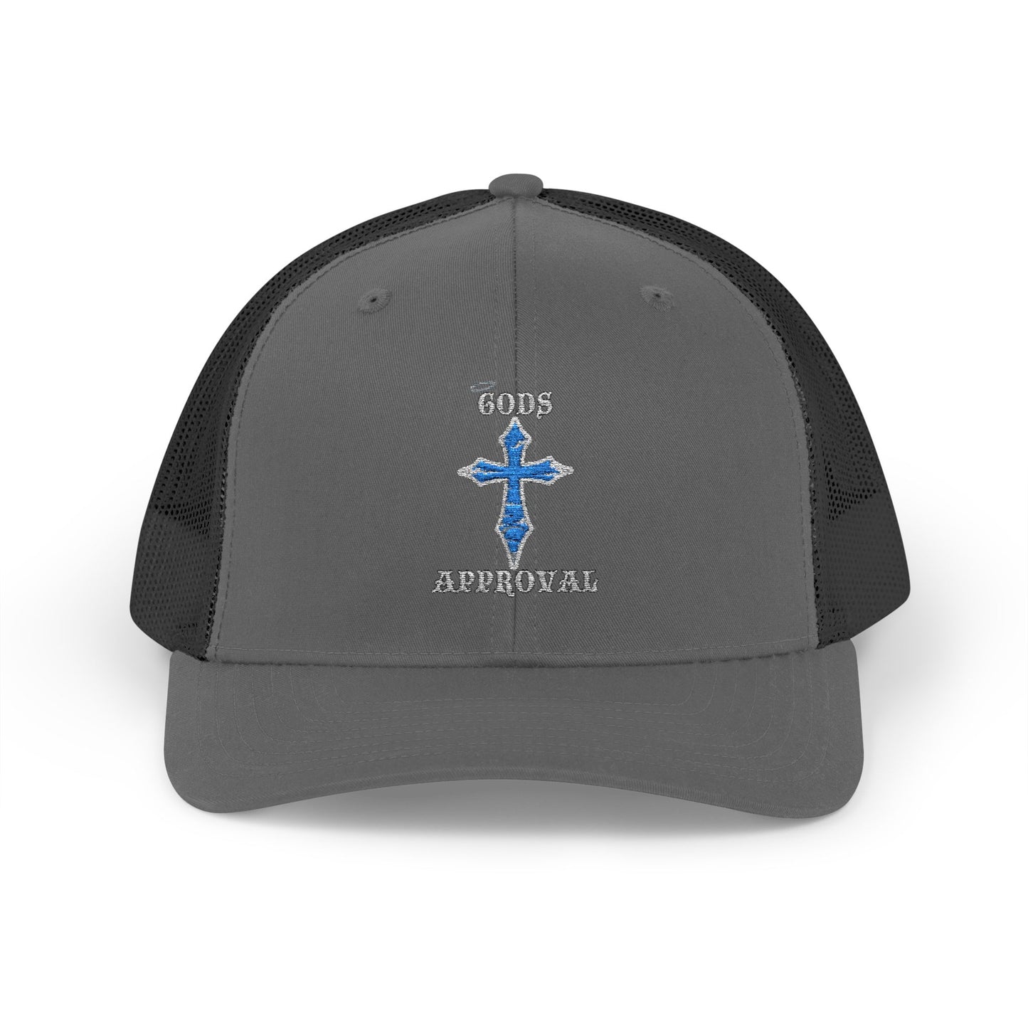 Red Snapback Trucker Cap - God's Approval