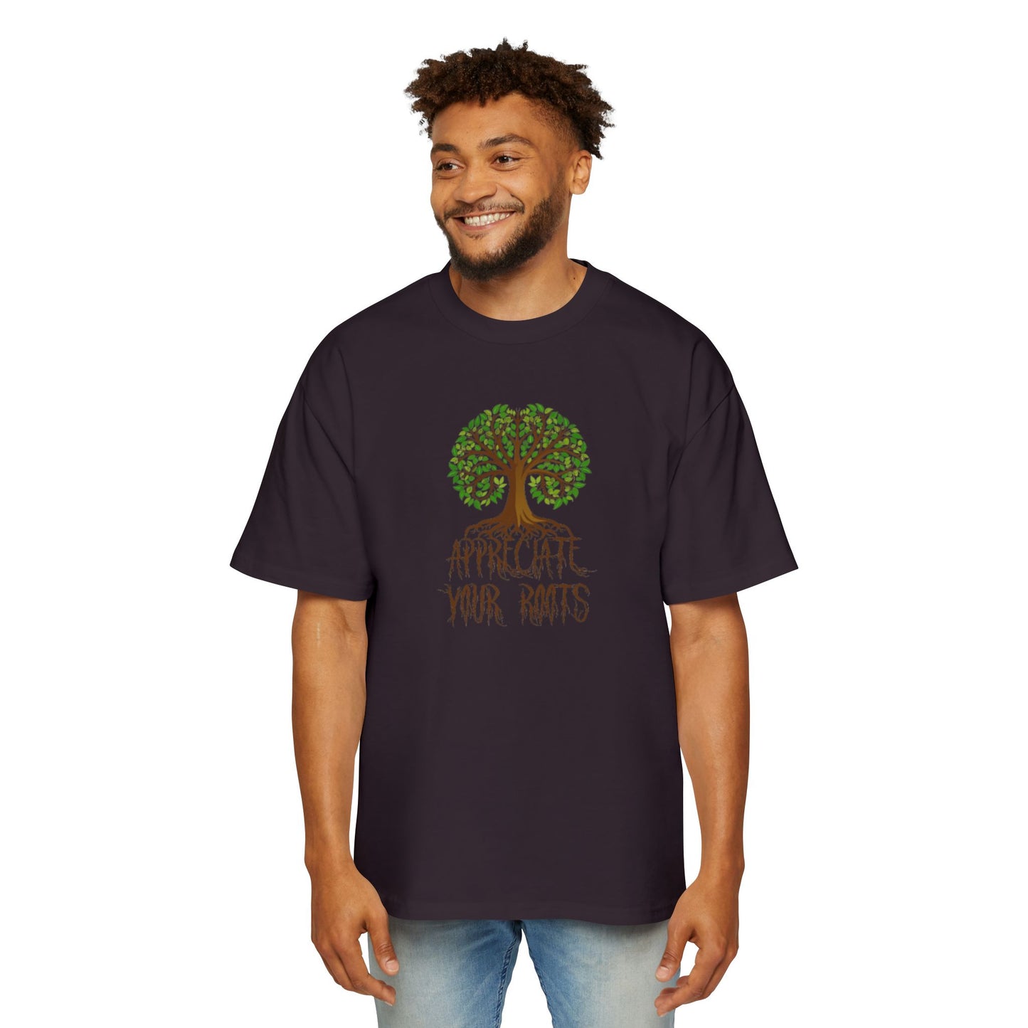 Oversized Tee - Appreciate Your Roots -