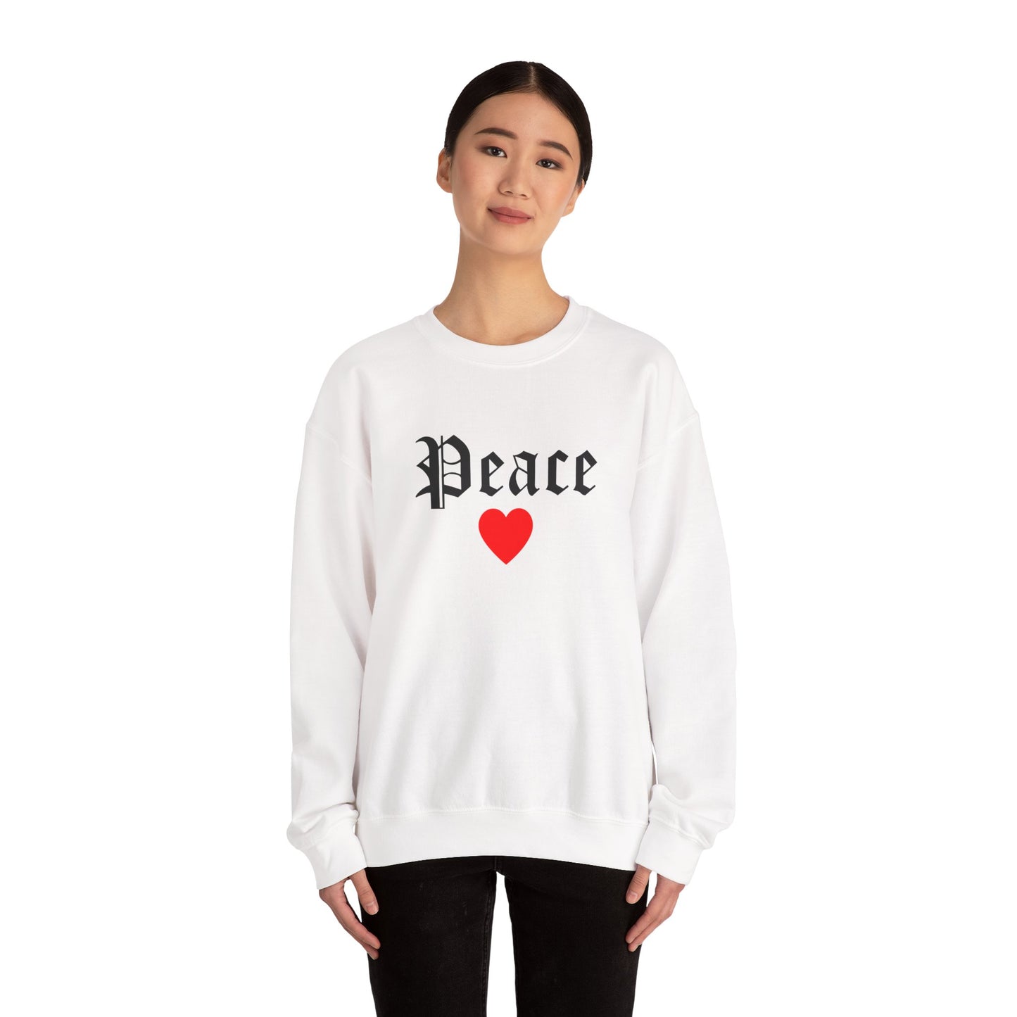 Peace Heart Sweatshirt