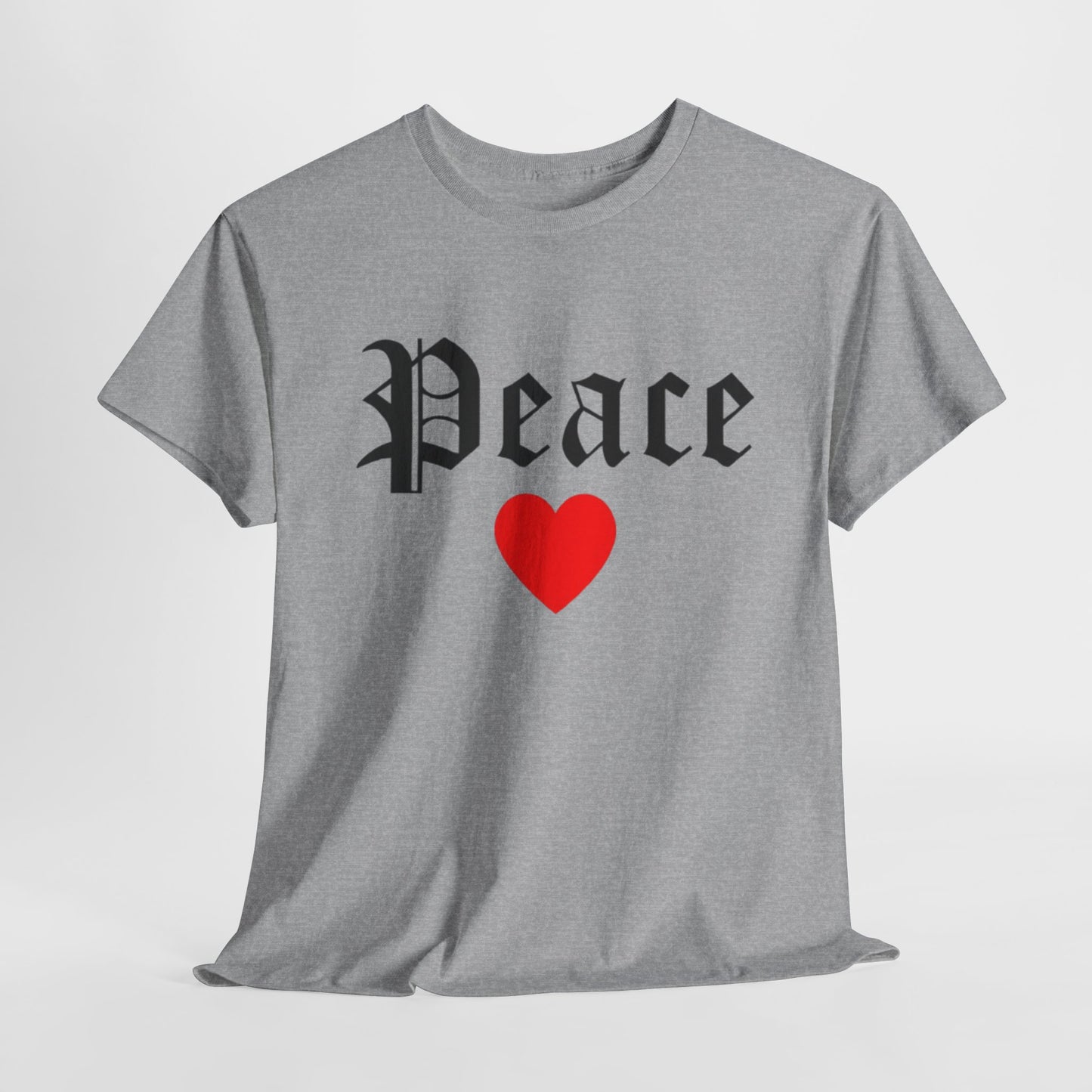 Unisex Tee Peace Heart