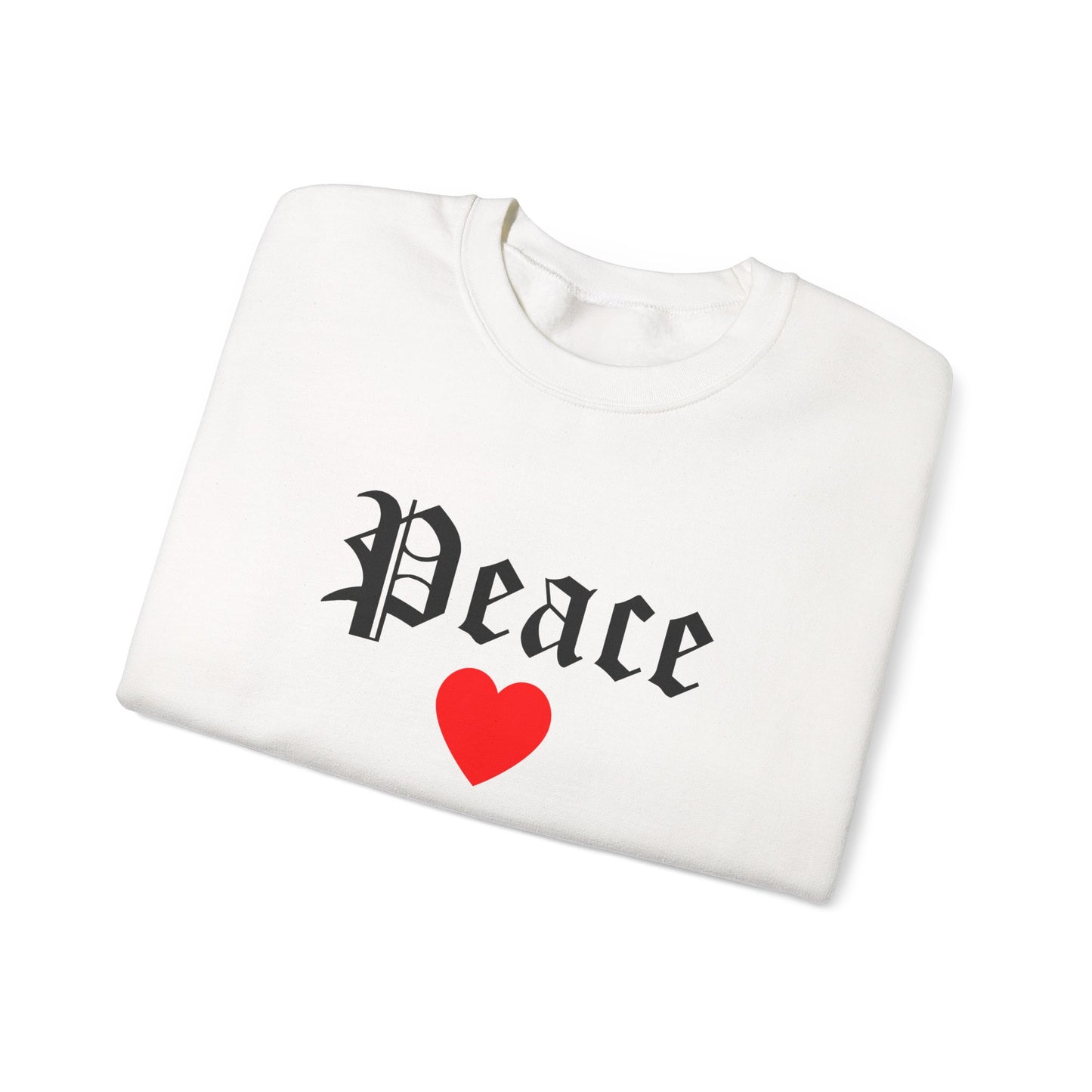Peace Heart Sweatshirt