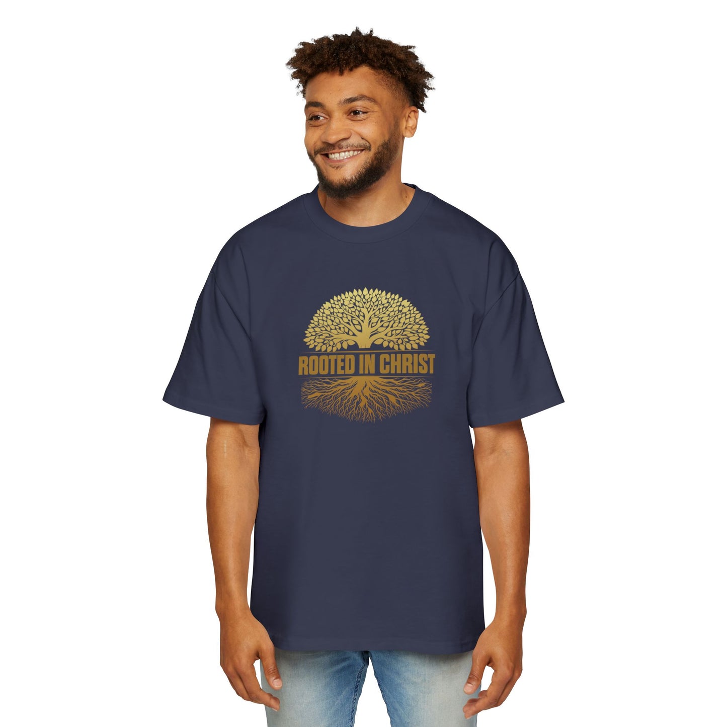 Rooted in Christ  Oversized Tee