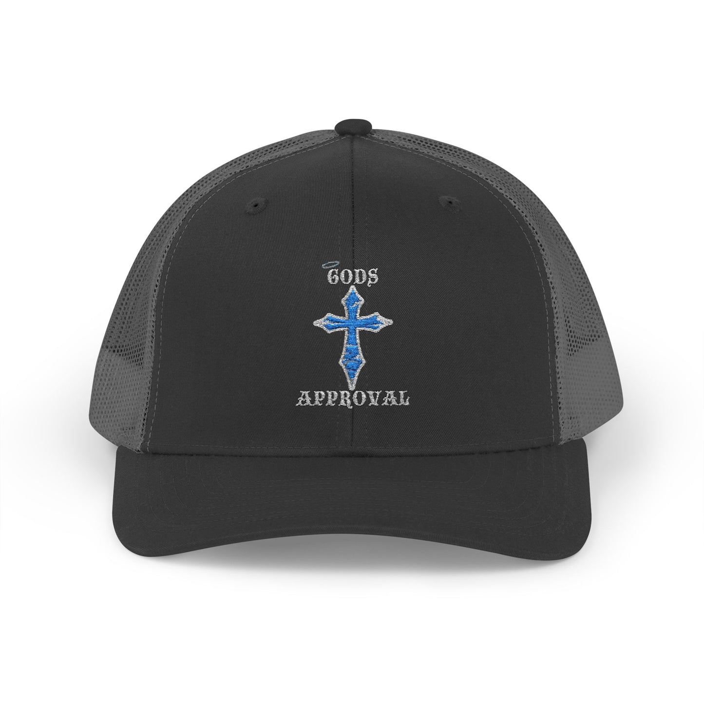 Red Snapback Trucker Cap - God's Approval