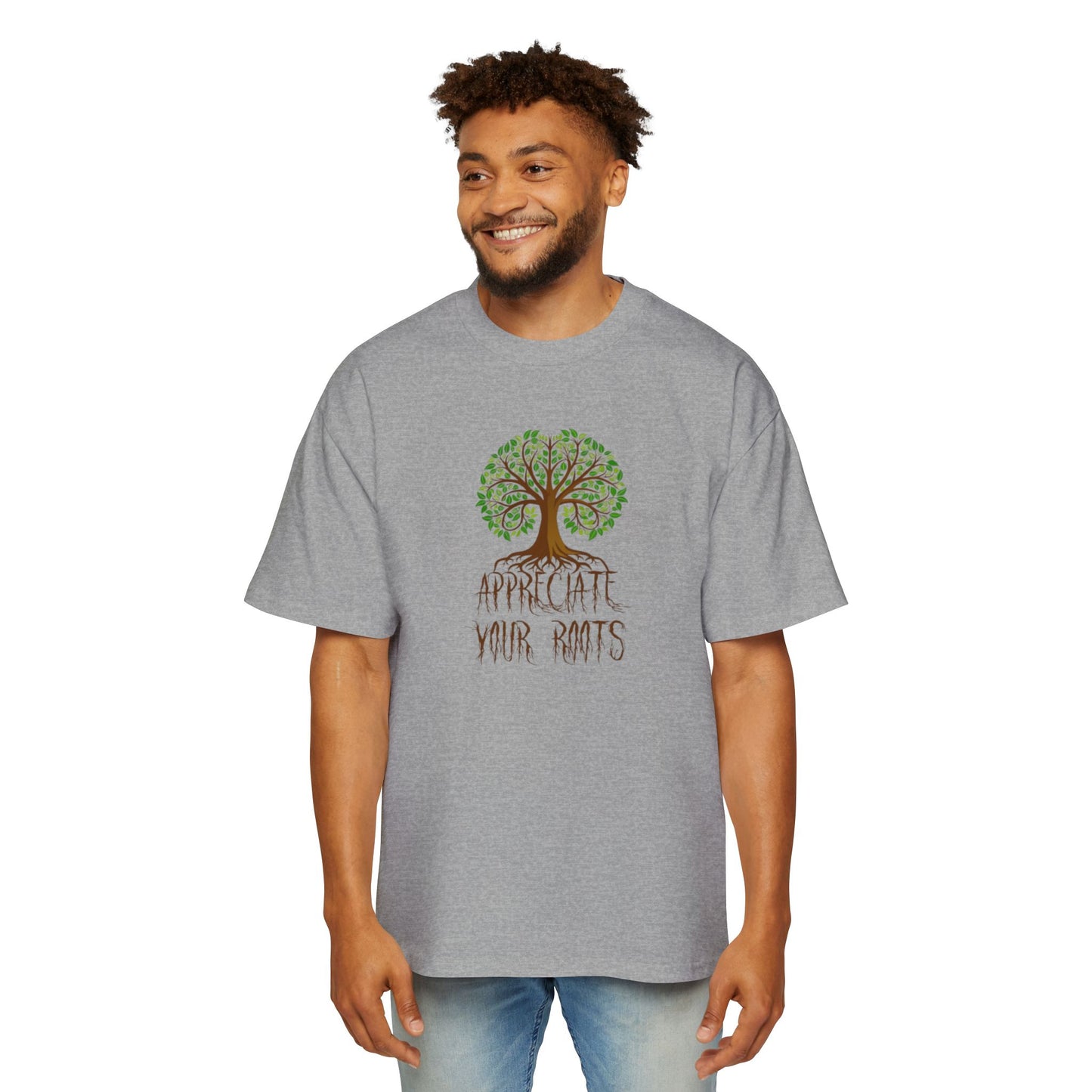 Oversized Tee - Appreciate Your Roots -