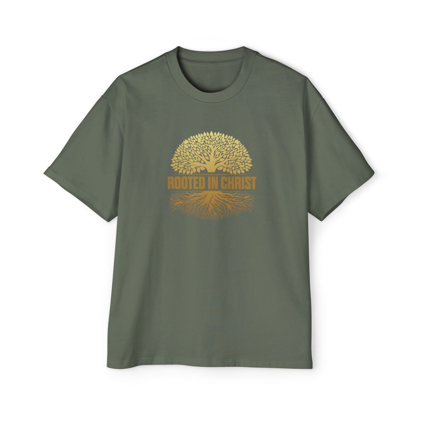 Rooted in Christ  Oversized Tee