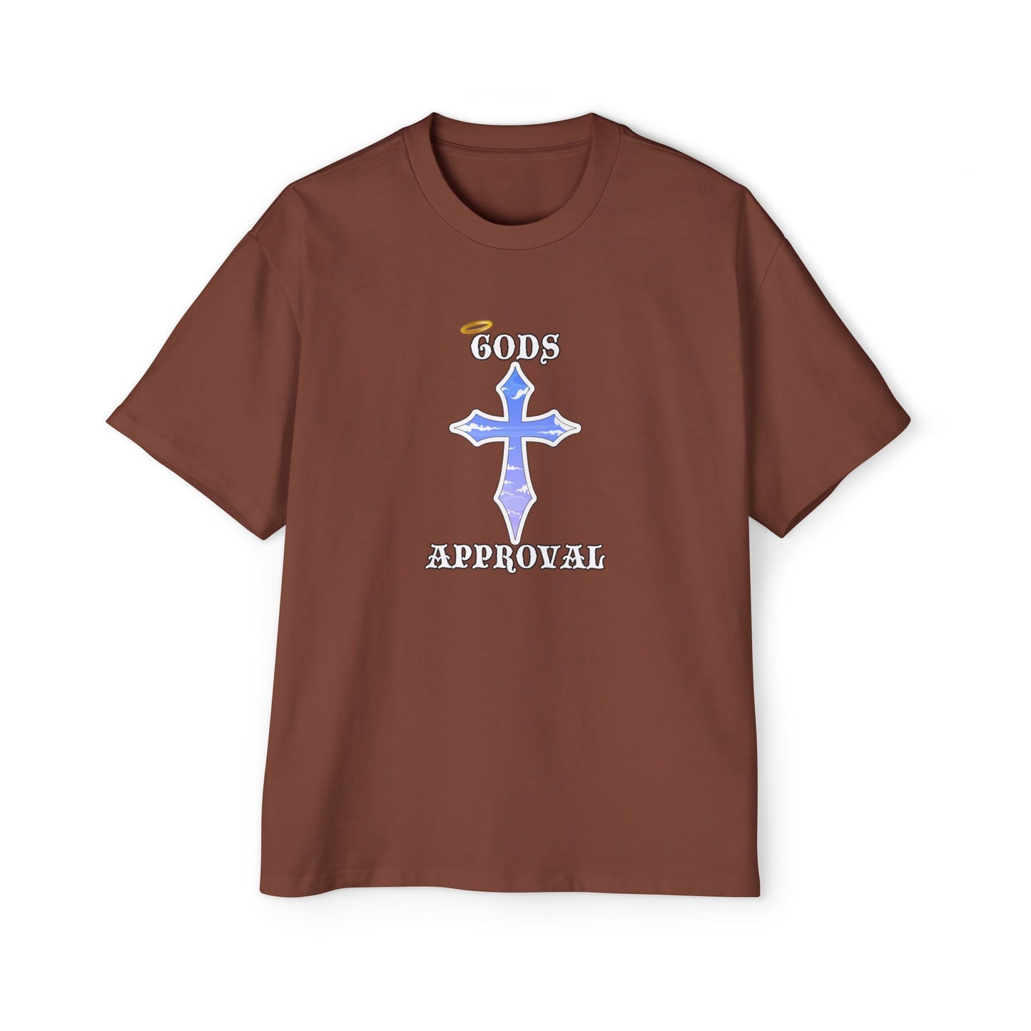 Oversized Tee  'God's Approval',