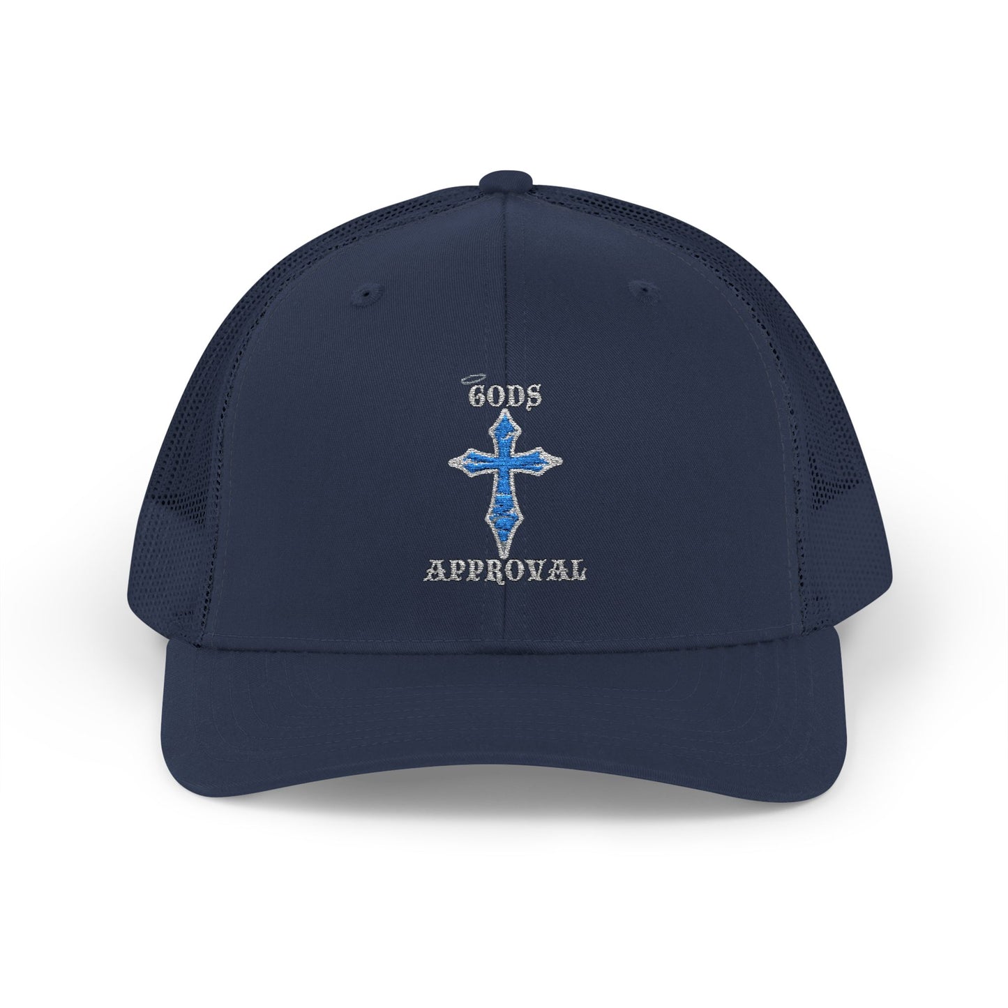 Red Snapback Trucker Cap - God's Approval