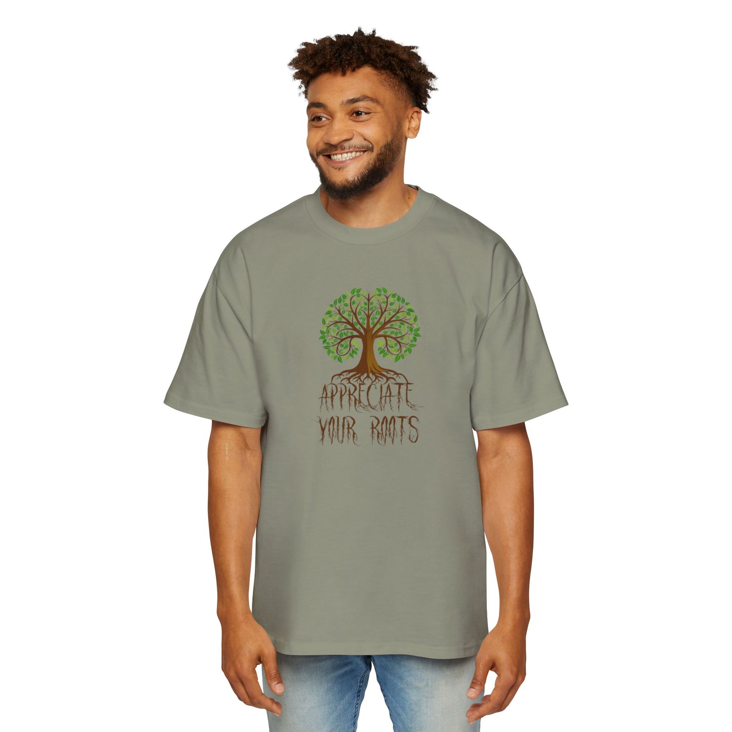 Oversized Tee - Appreciate Your Roots -