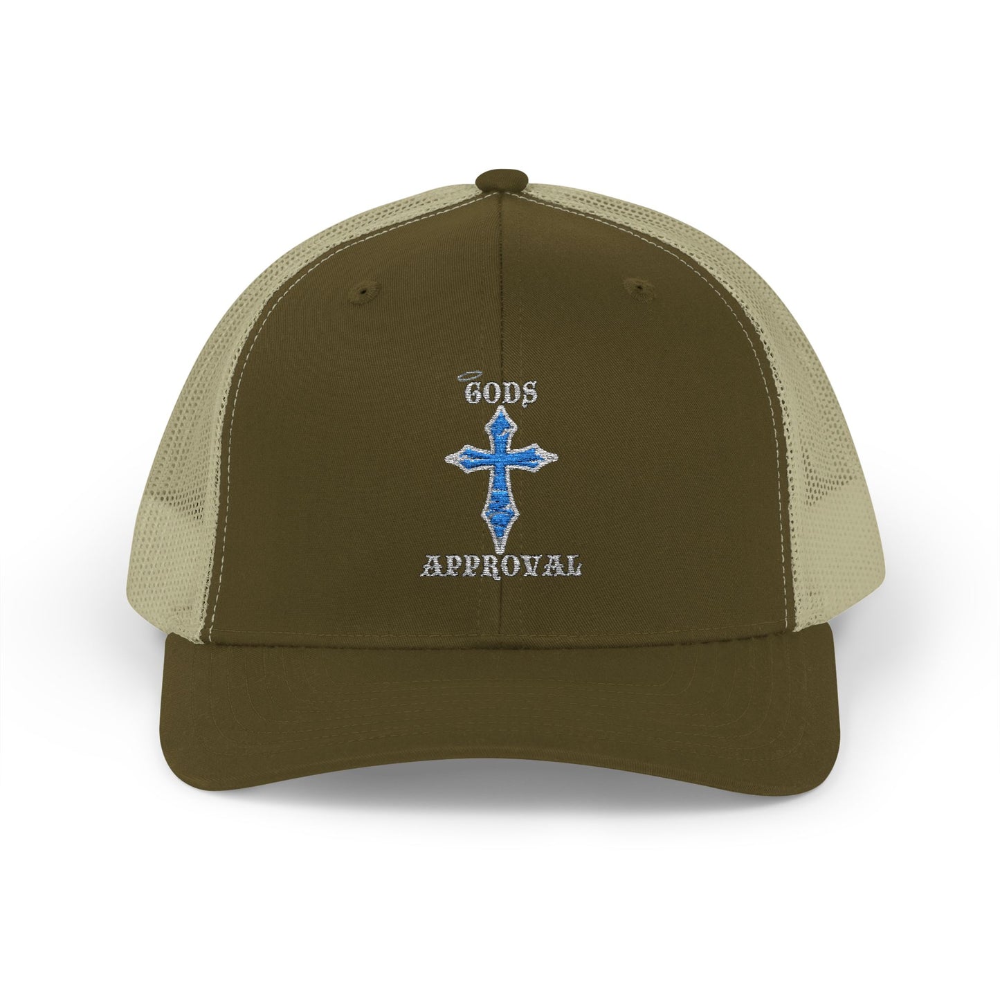 Red Snapback Trucker Cap - God's Approval
