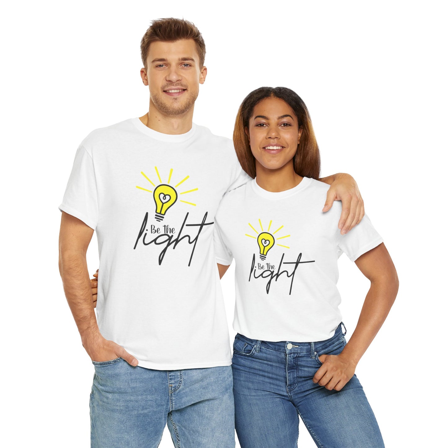 Unisex Heavy Cotton Tee - Be the Light