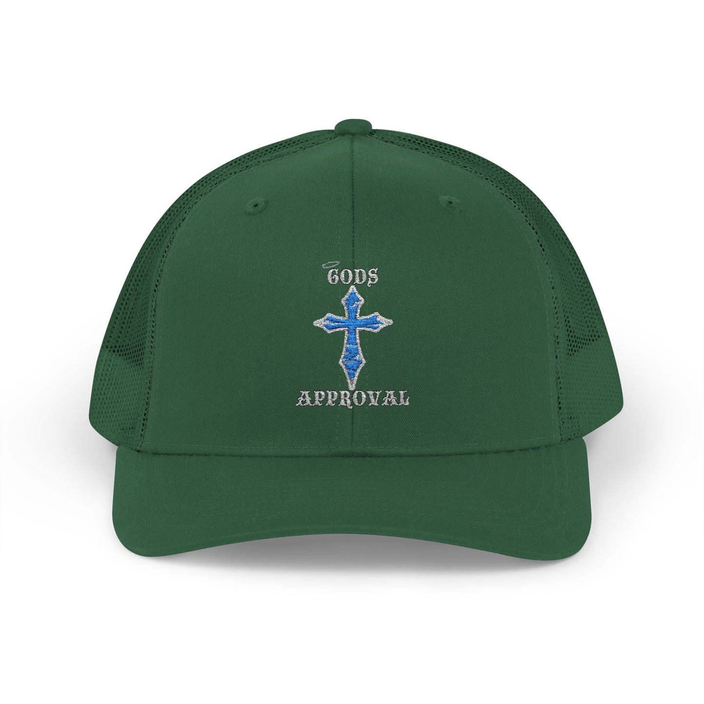 Red Snapback Trucker Cap - God's Approval