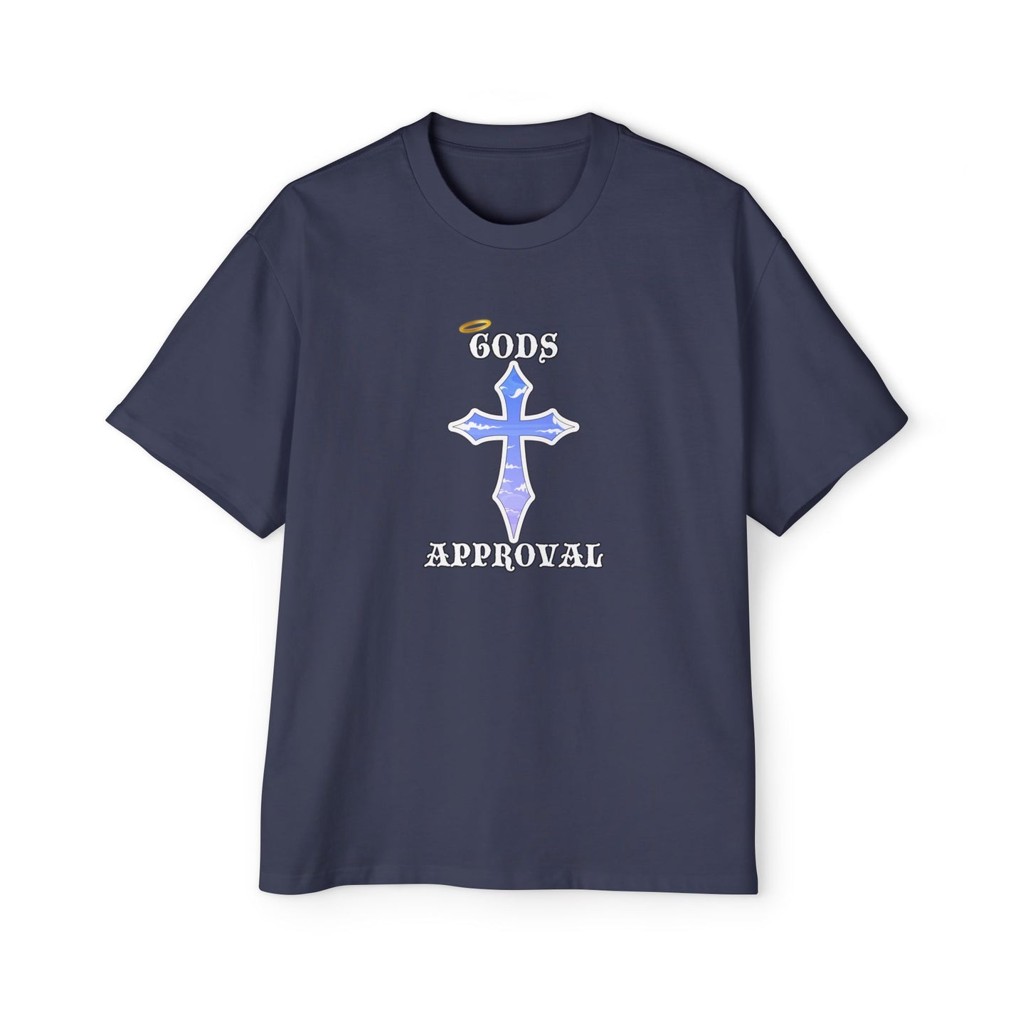 Oversized Tee  'God's Approval',