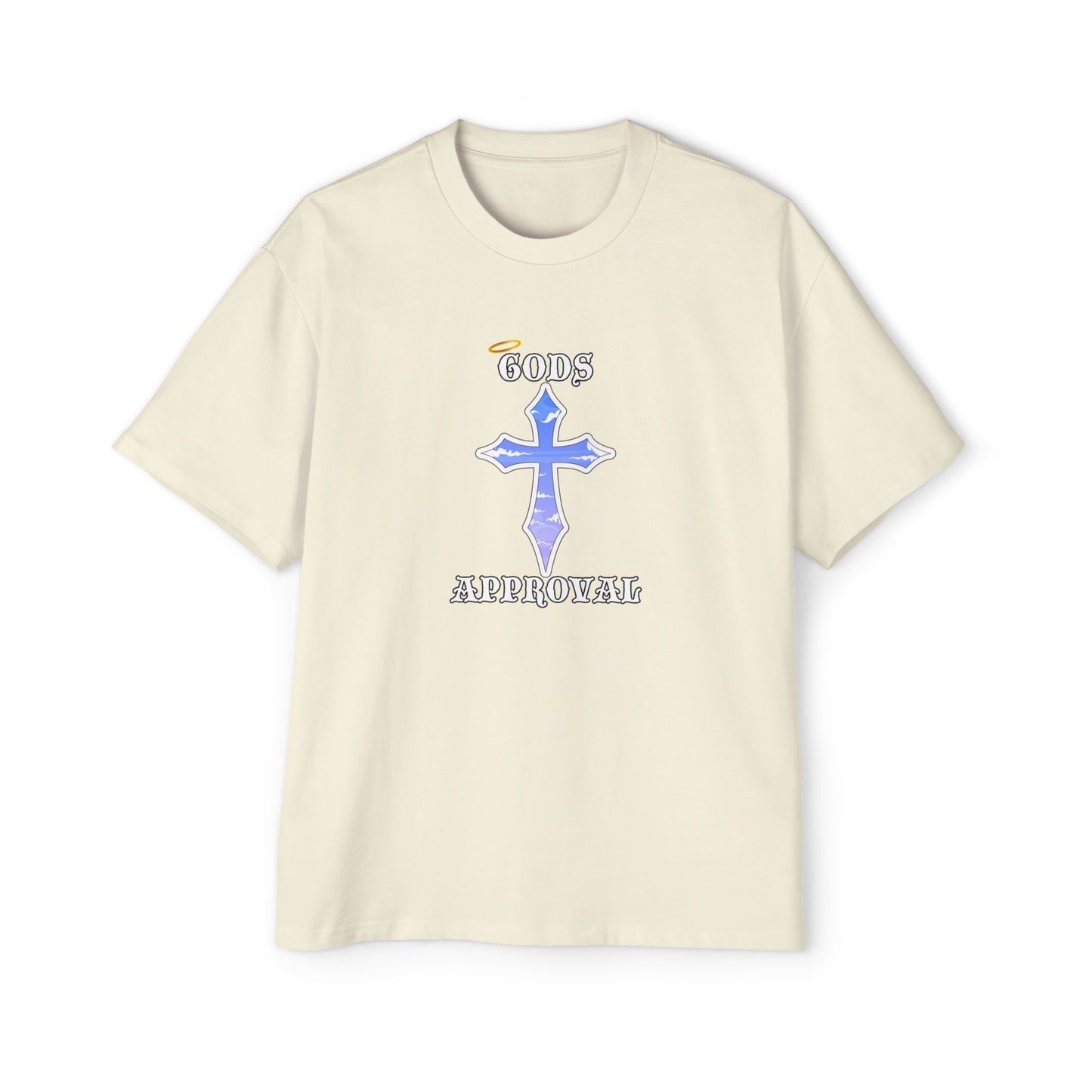 Oversized Tee  'God's Approval',