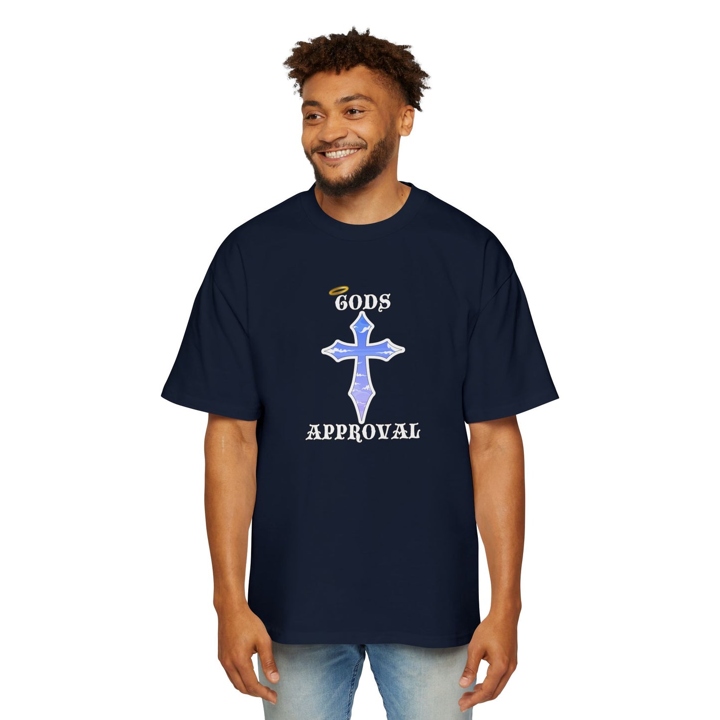 Oversized Tee  'God's Approval',