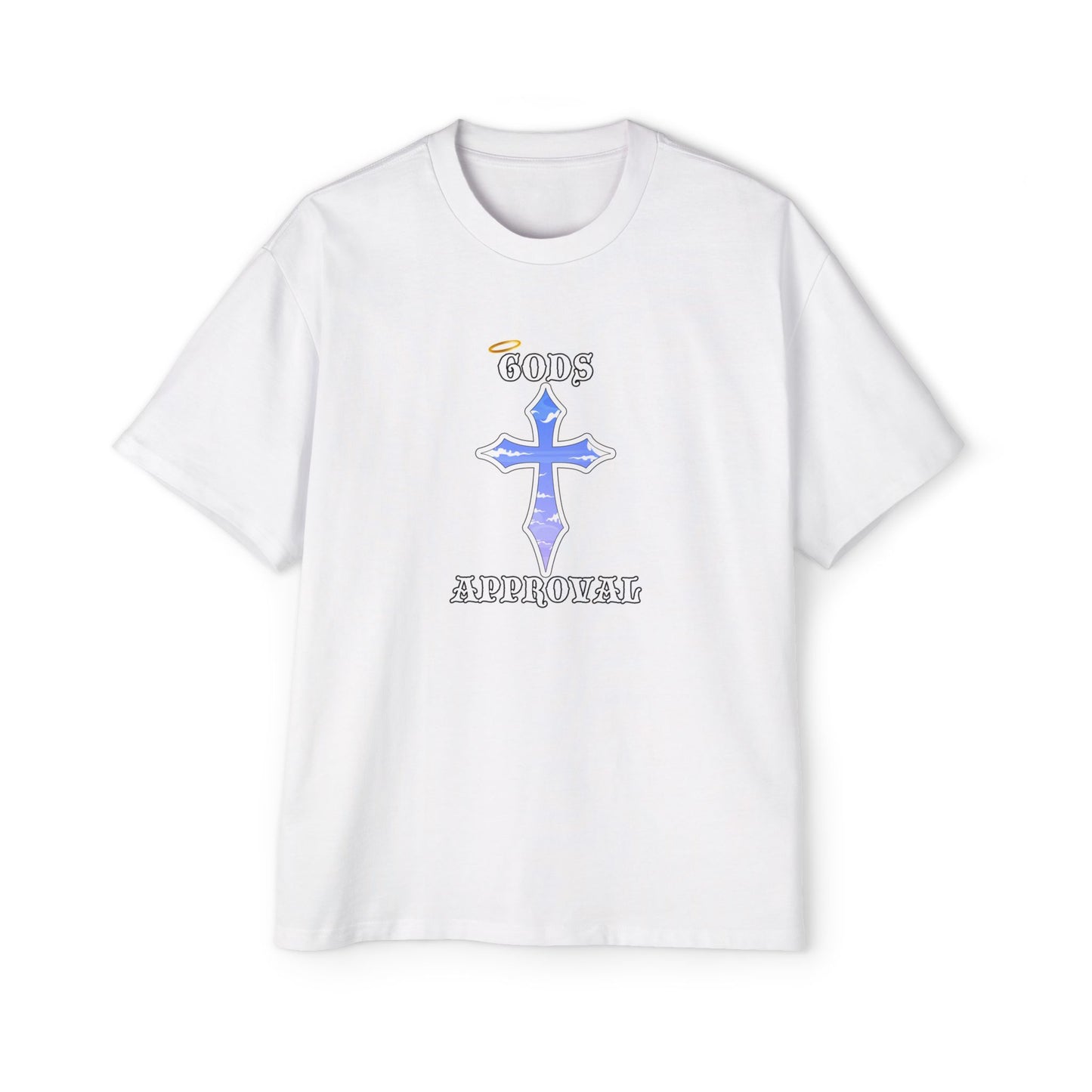 Oversized Tee  'God's Approval',