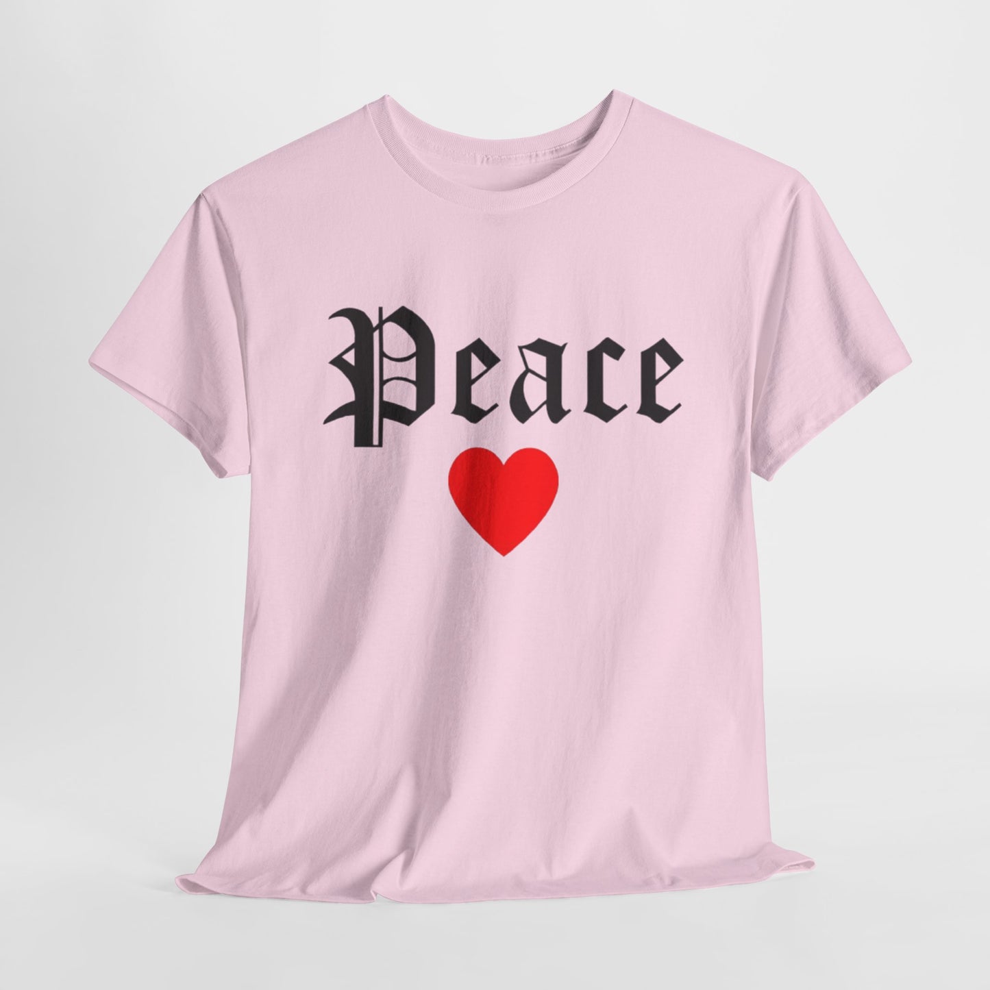 Unisex Tee Peace Heart