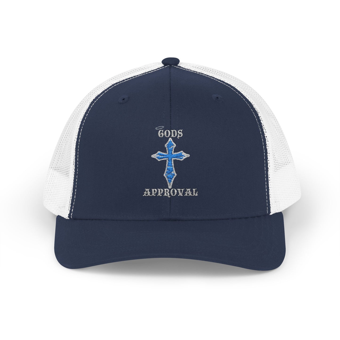 Red Snapback Trucker Cap - God's Approval