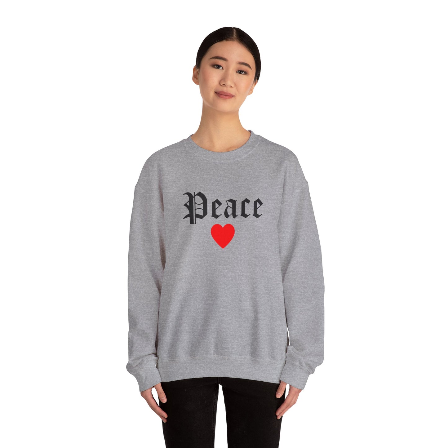 Peace Heart Sweatshirt