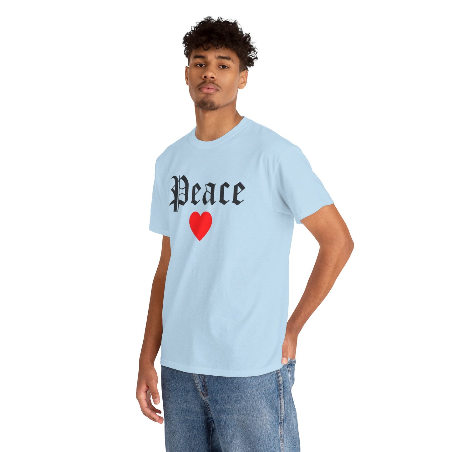 Unisex Tee Peace Heart