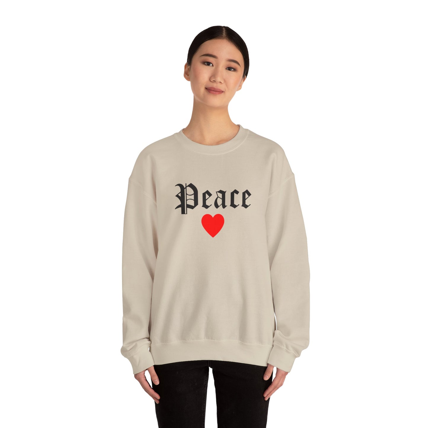 Peace Heart Sweatshirt