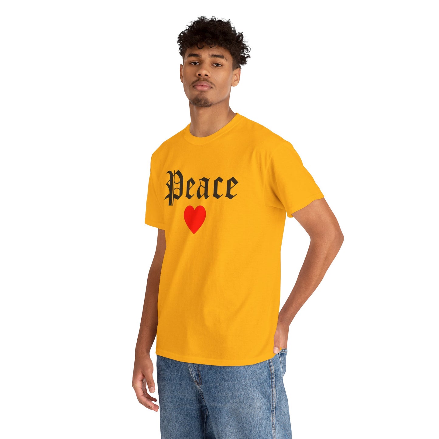 Unisex Tee Peace Heart