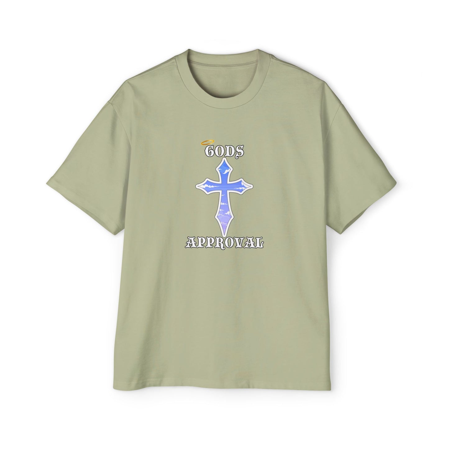 Oversized Tee  'God's Approval',