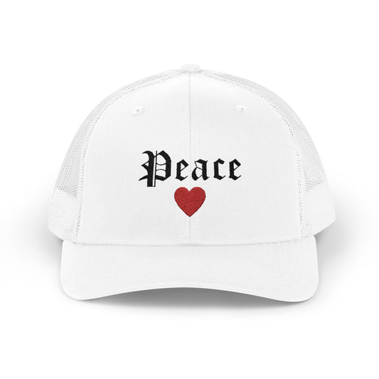 Trendy Snapback Cap with 'Peace' Design,
