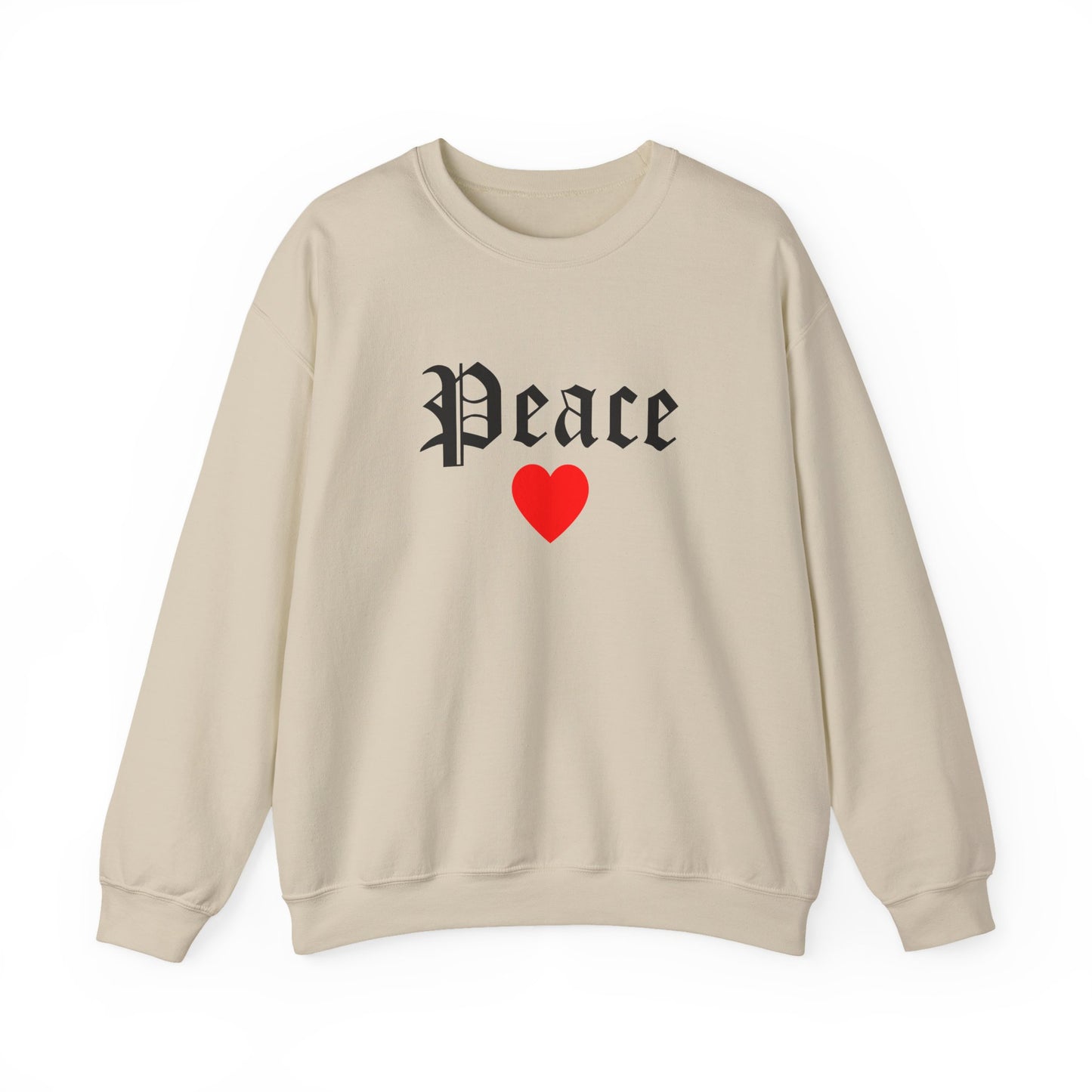 Peace Heart Sweatshirt
