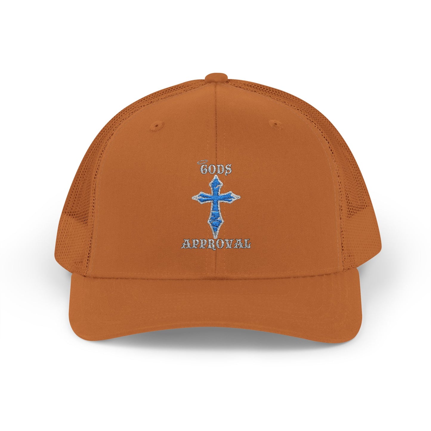 Red Snapback Trucker Cap - God's Approval