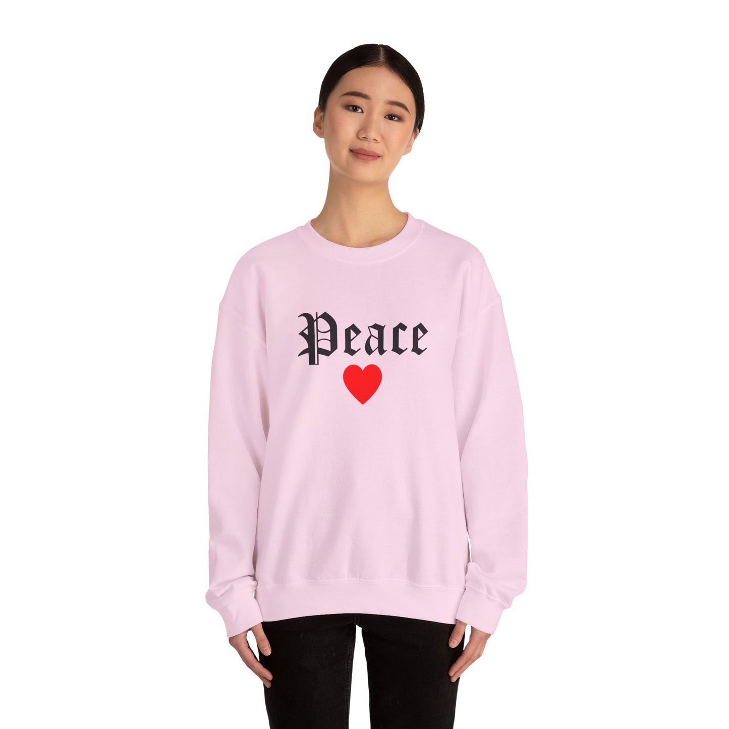 Peace Heart Sweatshirt
