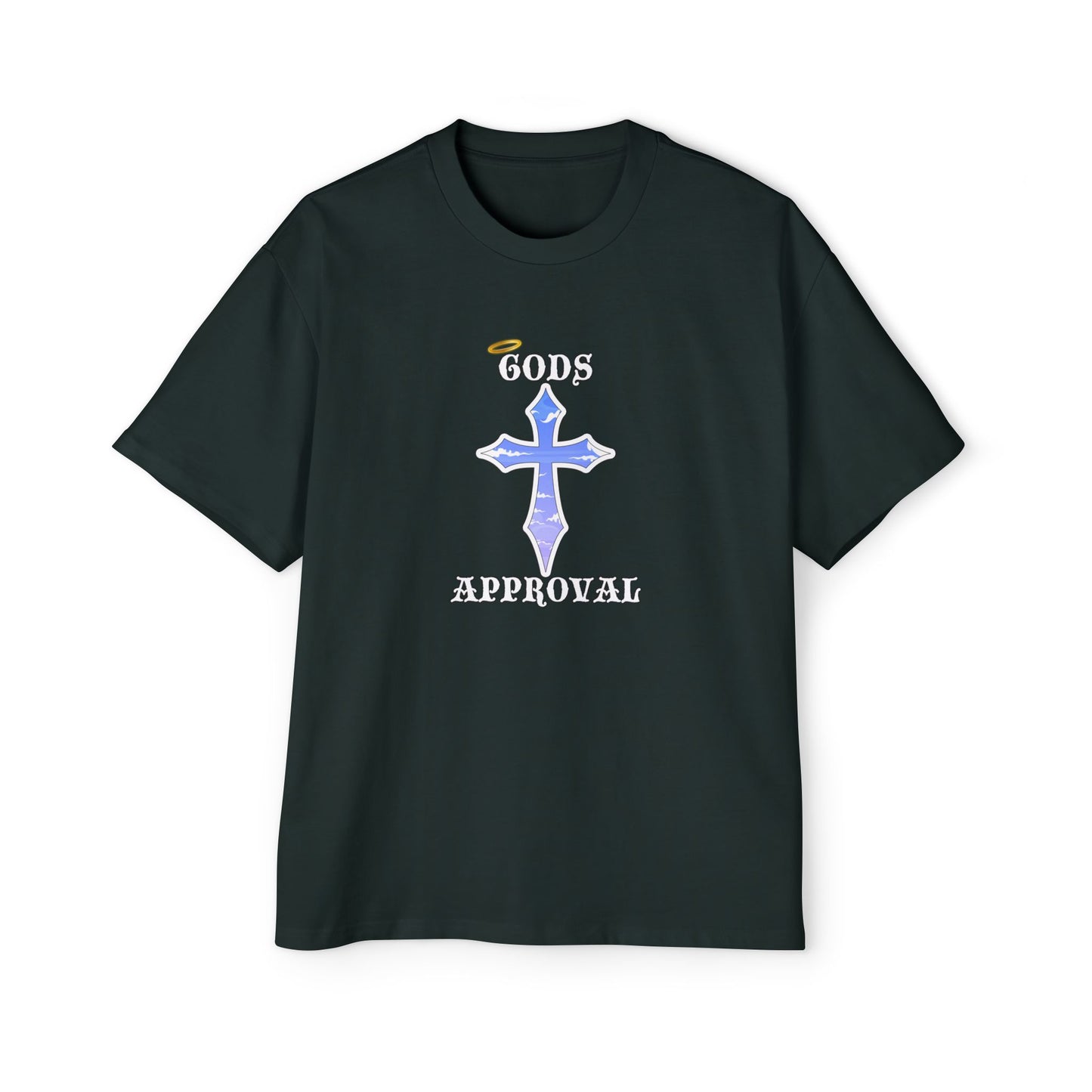 Oversized Tee  'God's Approval',