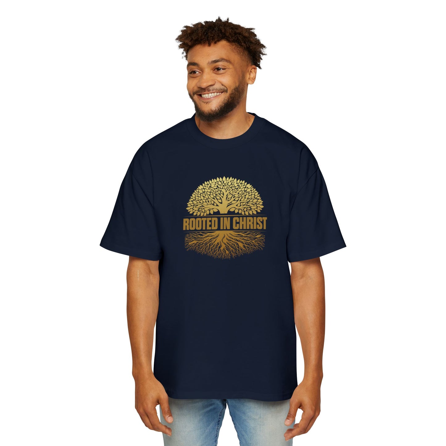 Rooted in Christ  Oversized Tee