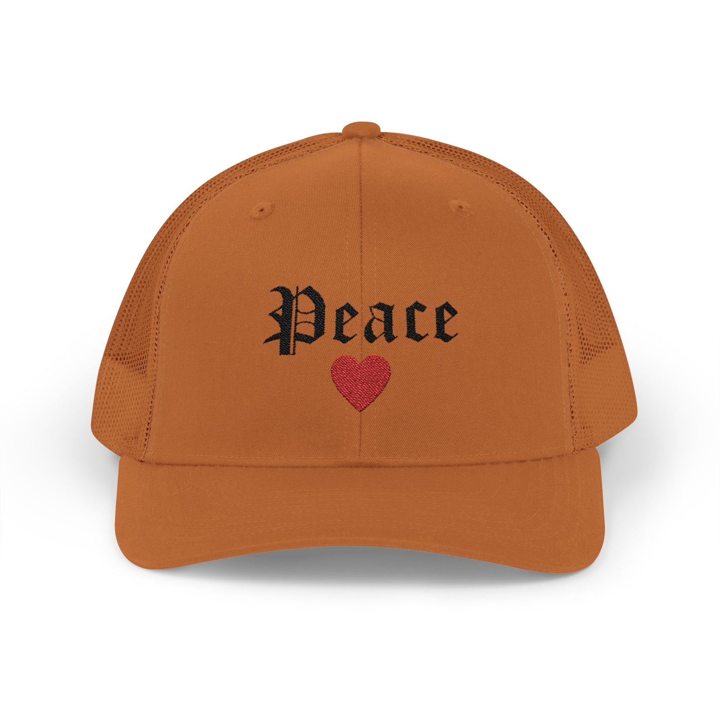 Trendy Snapback Cap with 'Peace' Design,