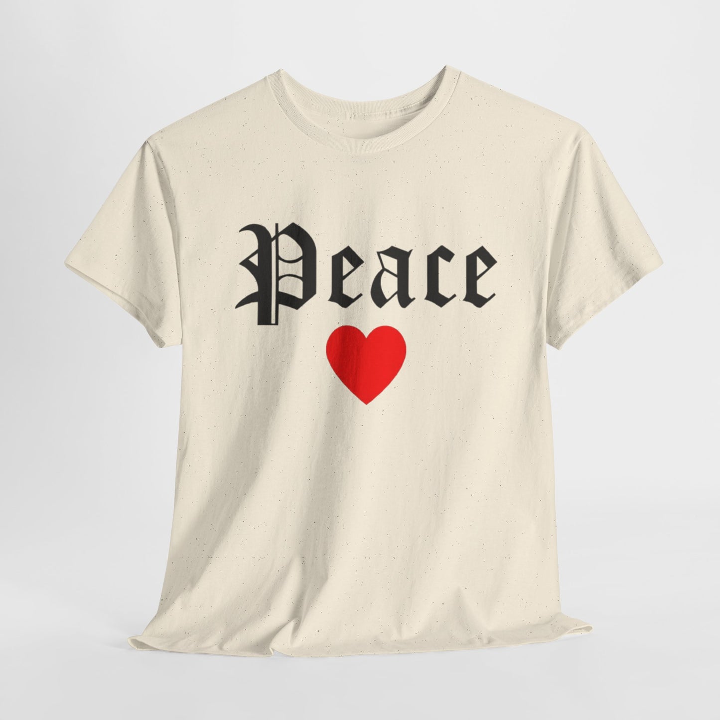 Unisex Tee Peace Heart