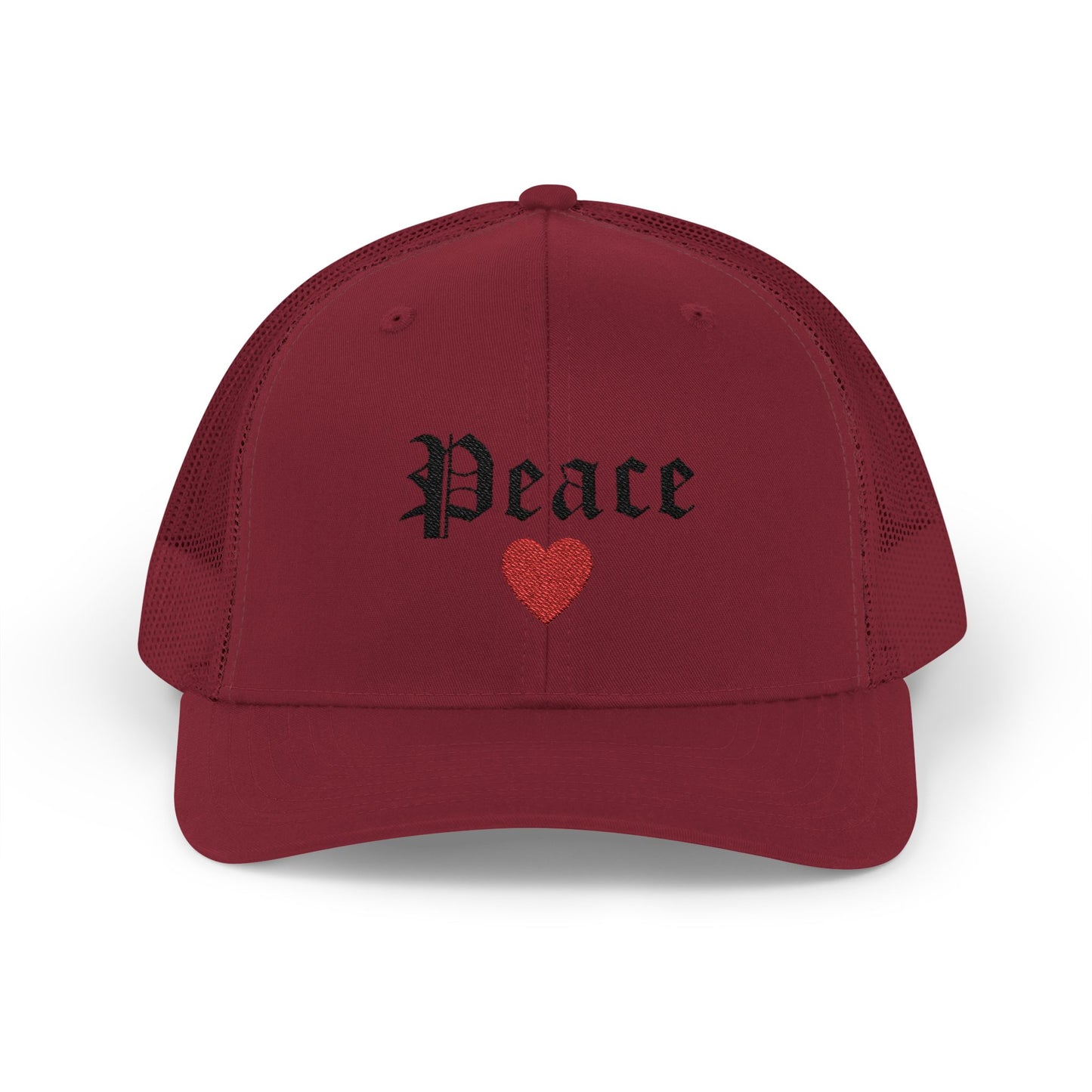 Trendy Snapback Cap with 'Peace' Design,