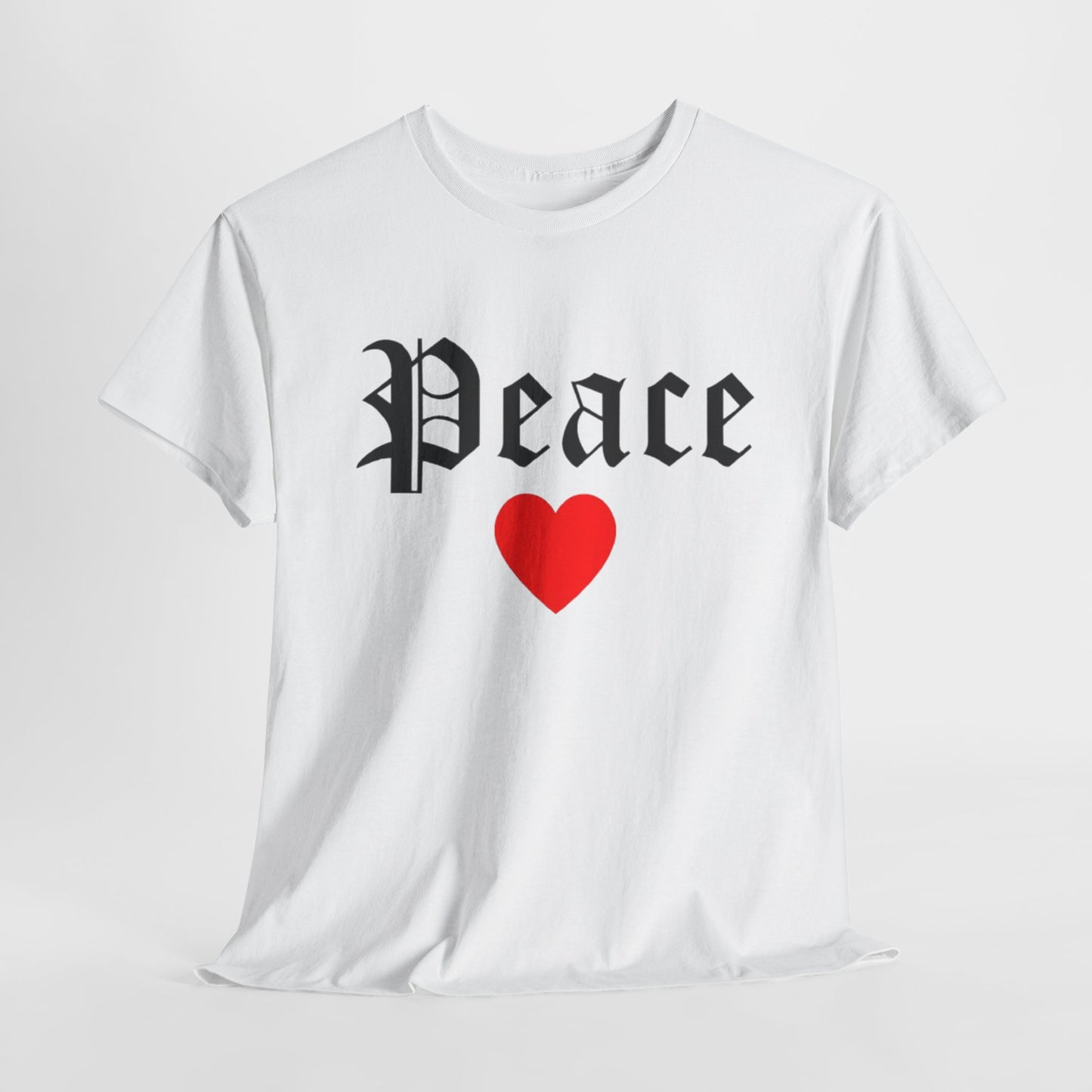 Unisex Tee Peace Heart