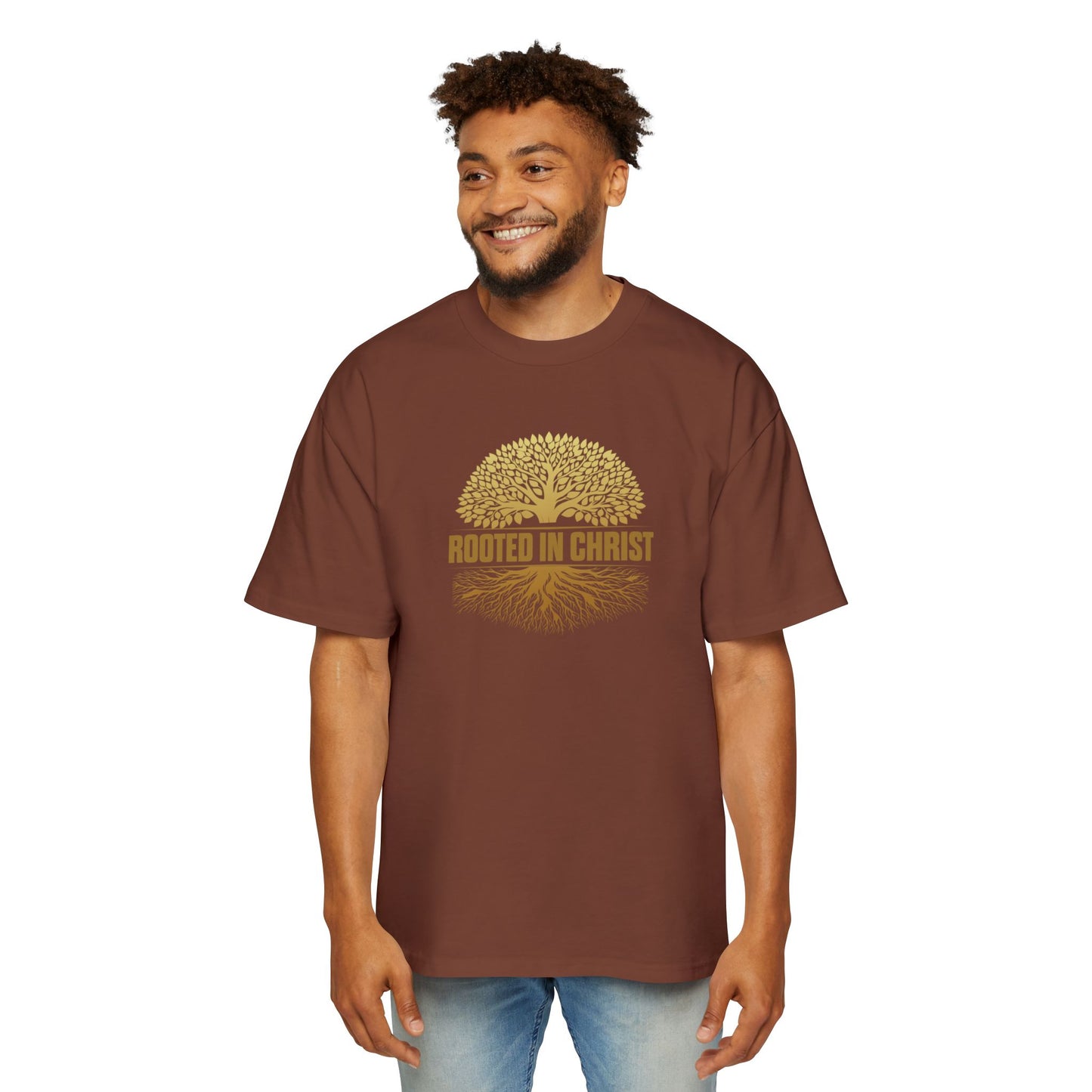 Rooted in Christ  Oversized Tee
