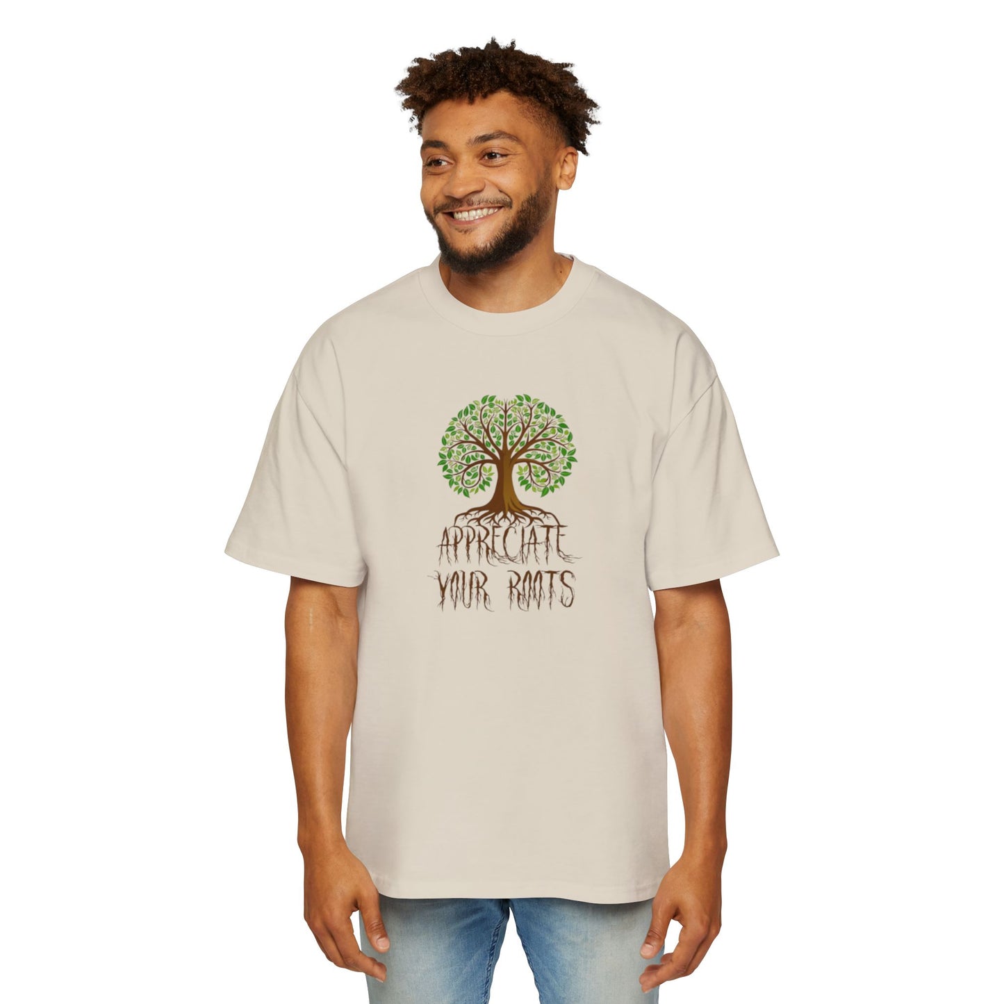 Oversized Tee - Appreciate Your Roots -