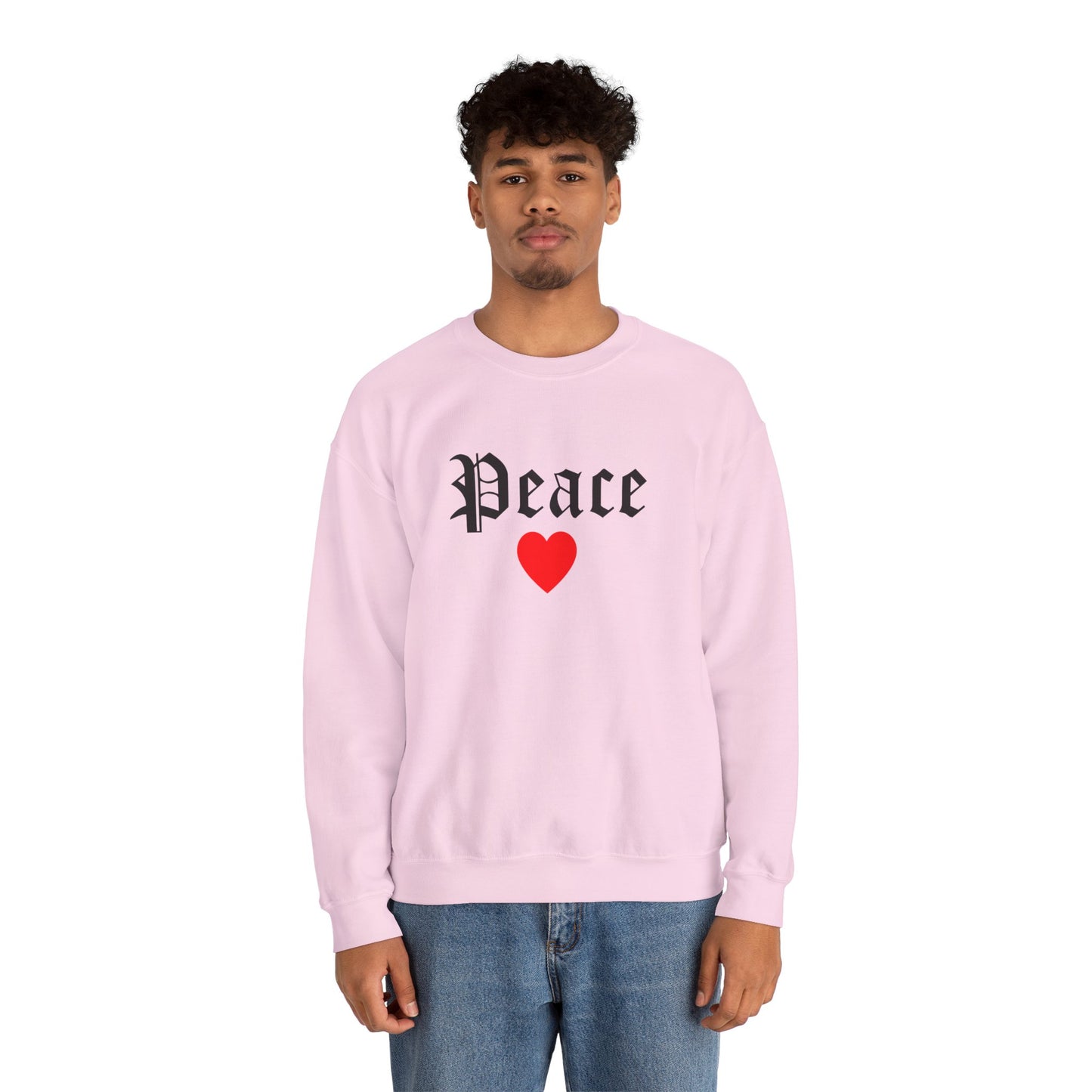 Peace Heart Sweatshirt