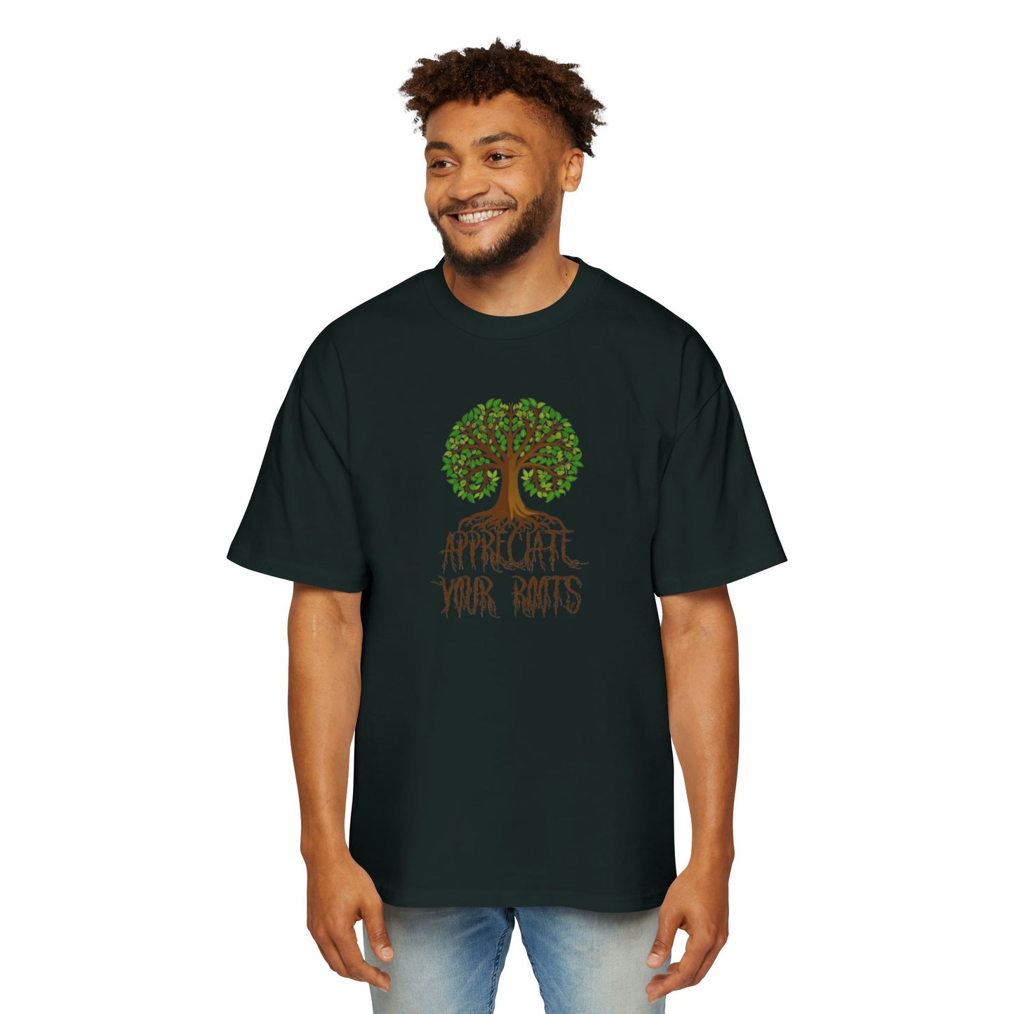 Oversized Tee - Appreciate Your Roots -