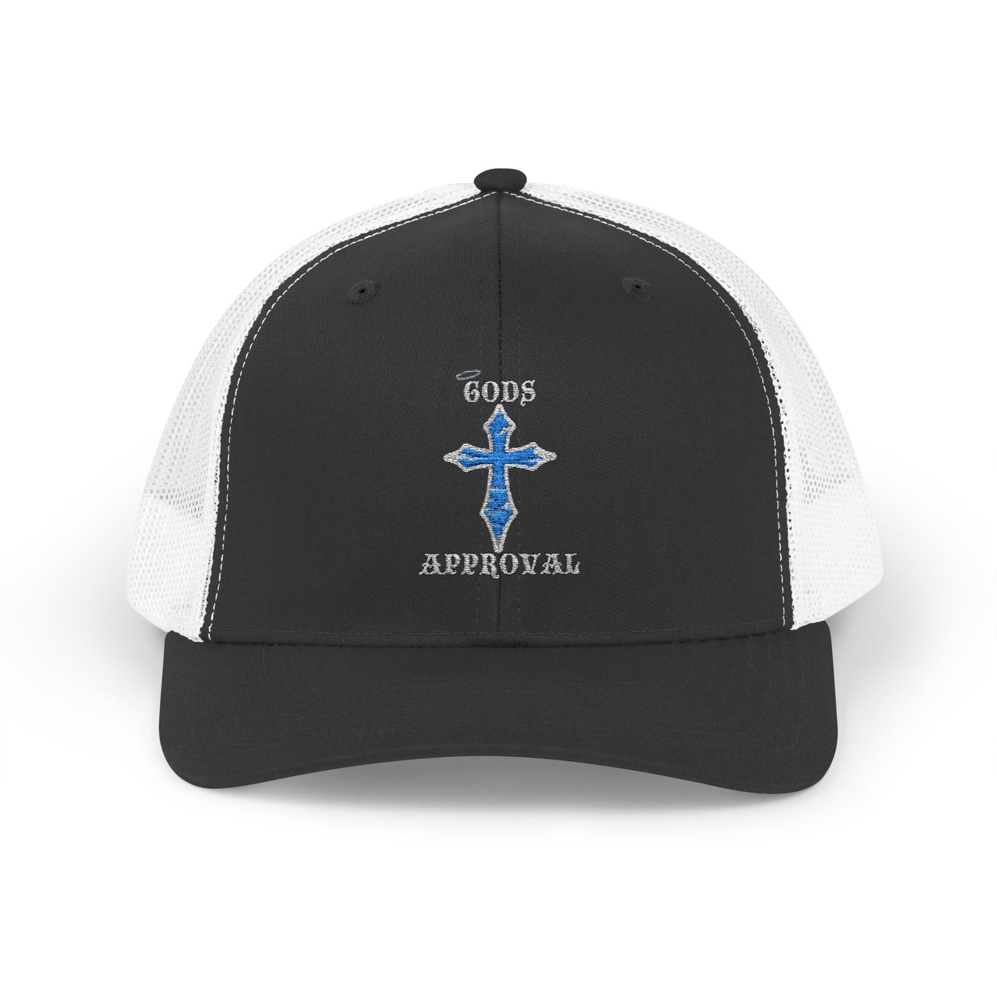 Red Snapback Trucker Cap - God's Approval