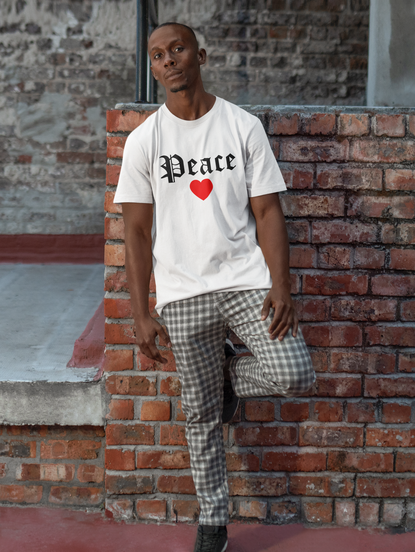 Unisex Tee Peace Heart