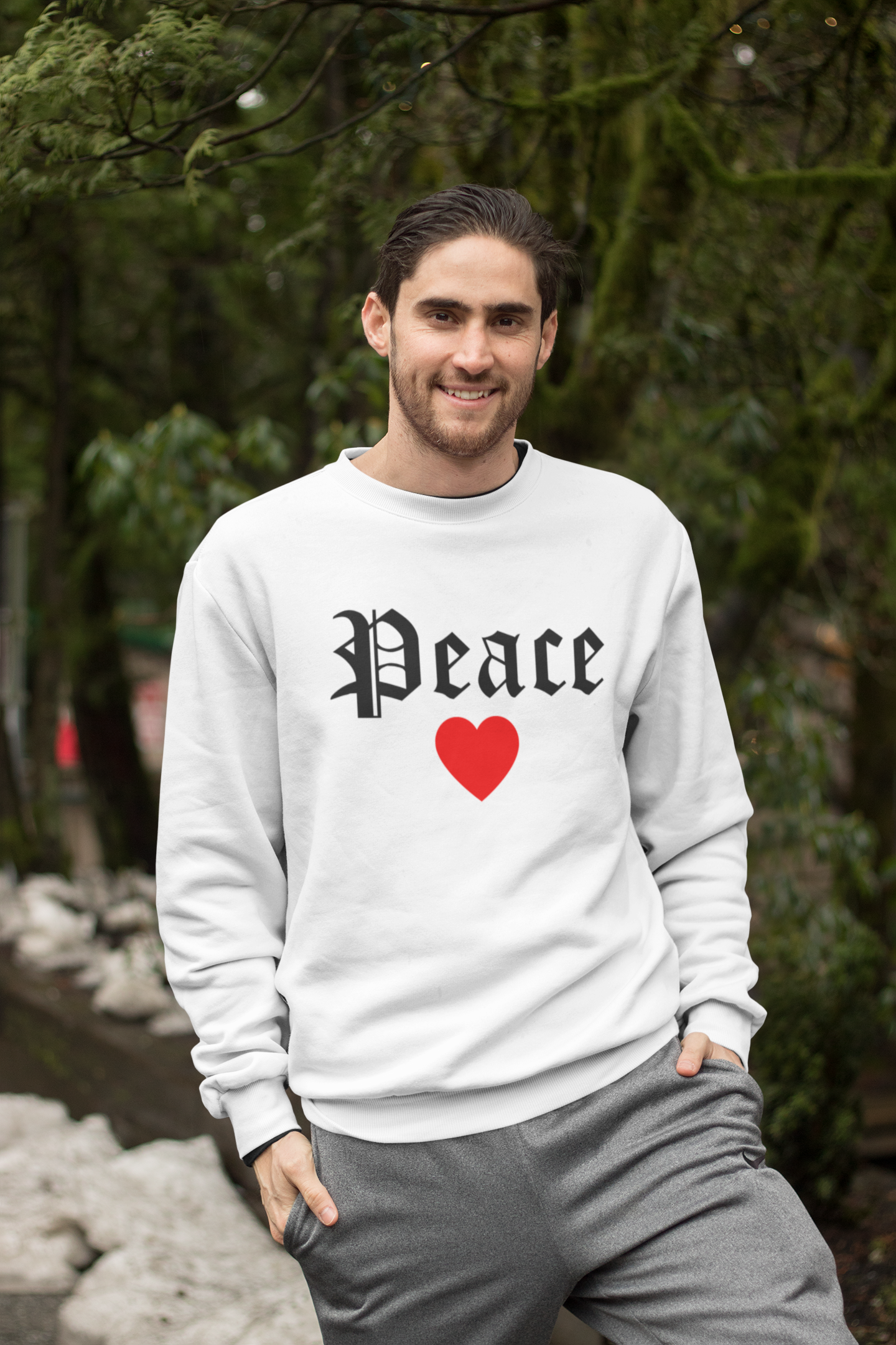 Peace Heart Sweatshirt